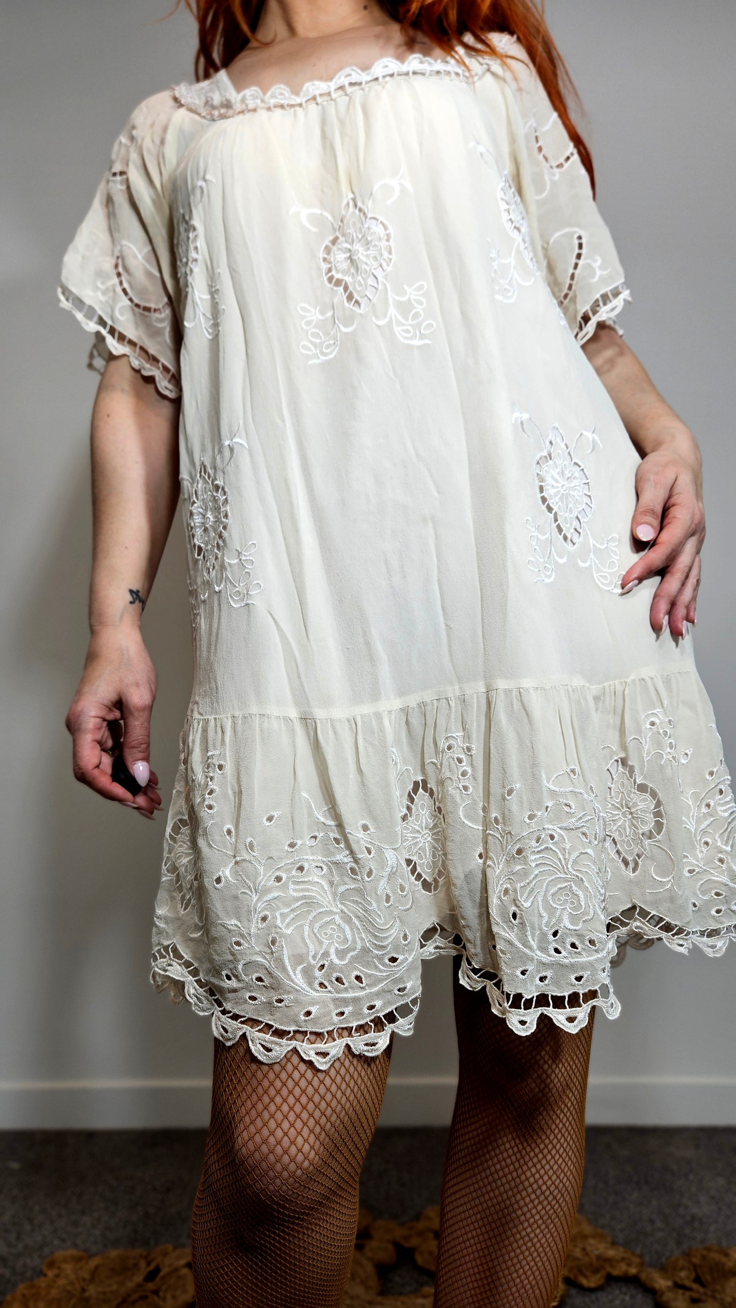 Alannah Hill 100% Silk Romantic Dress – Size 12