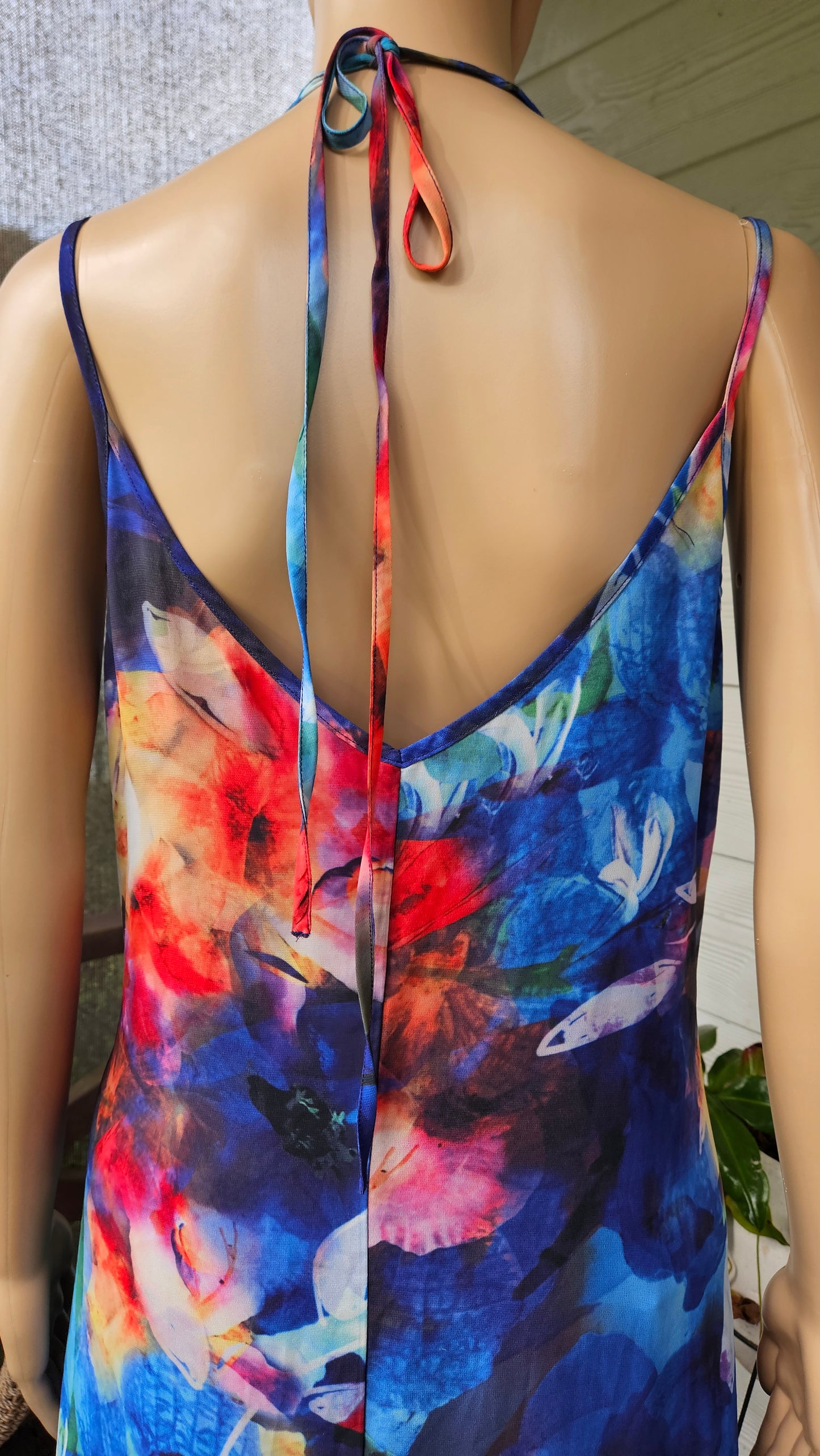 Colorful asymmetrical Dress