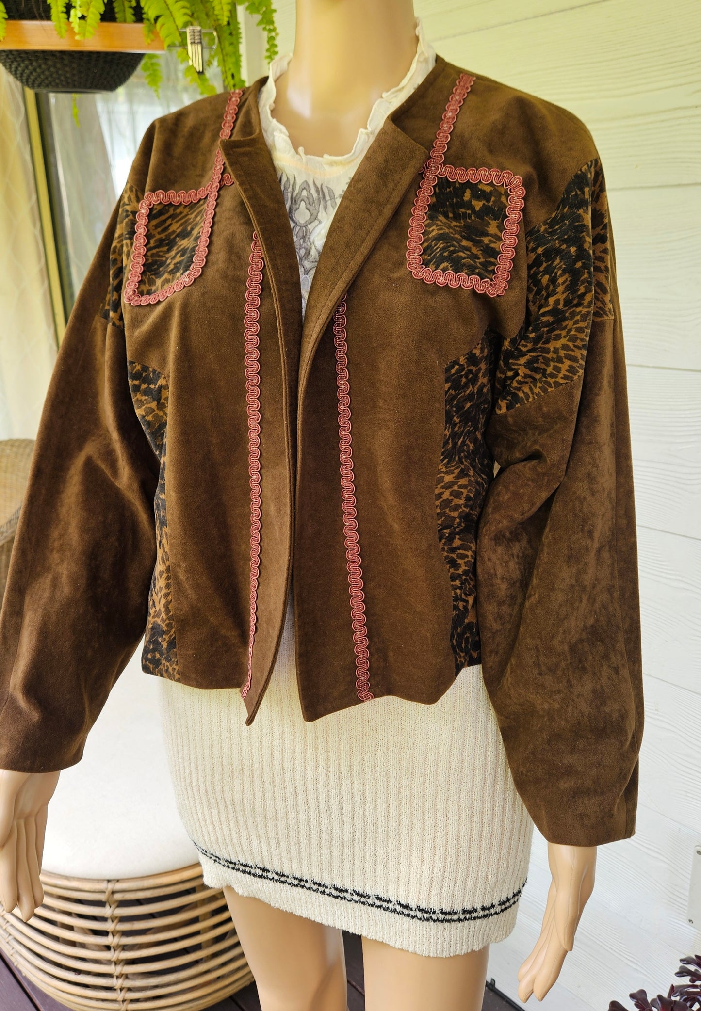 Vintage maroon Jacket