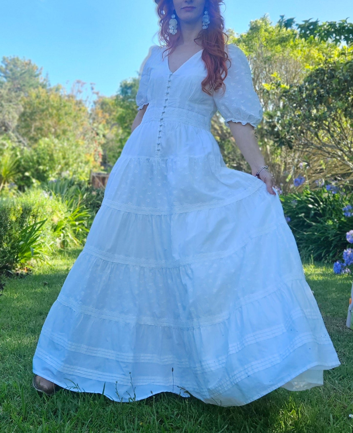 Bohemian Boho Maxi Dress Size M