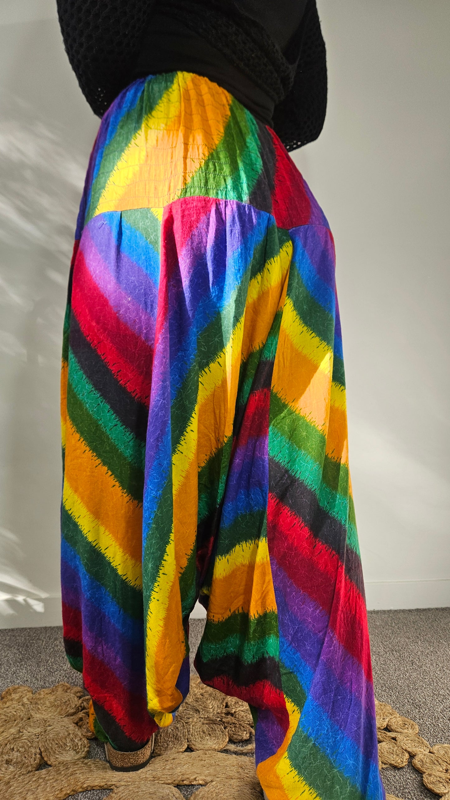 Bohemian Colorful Unisex Shalwar Summer Tracksuit Pants! baggy Fit (Copy)