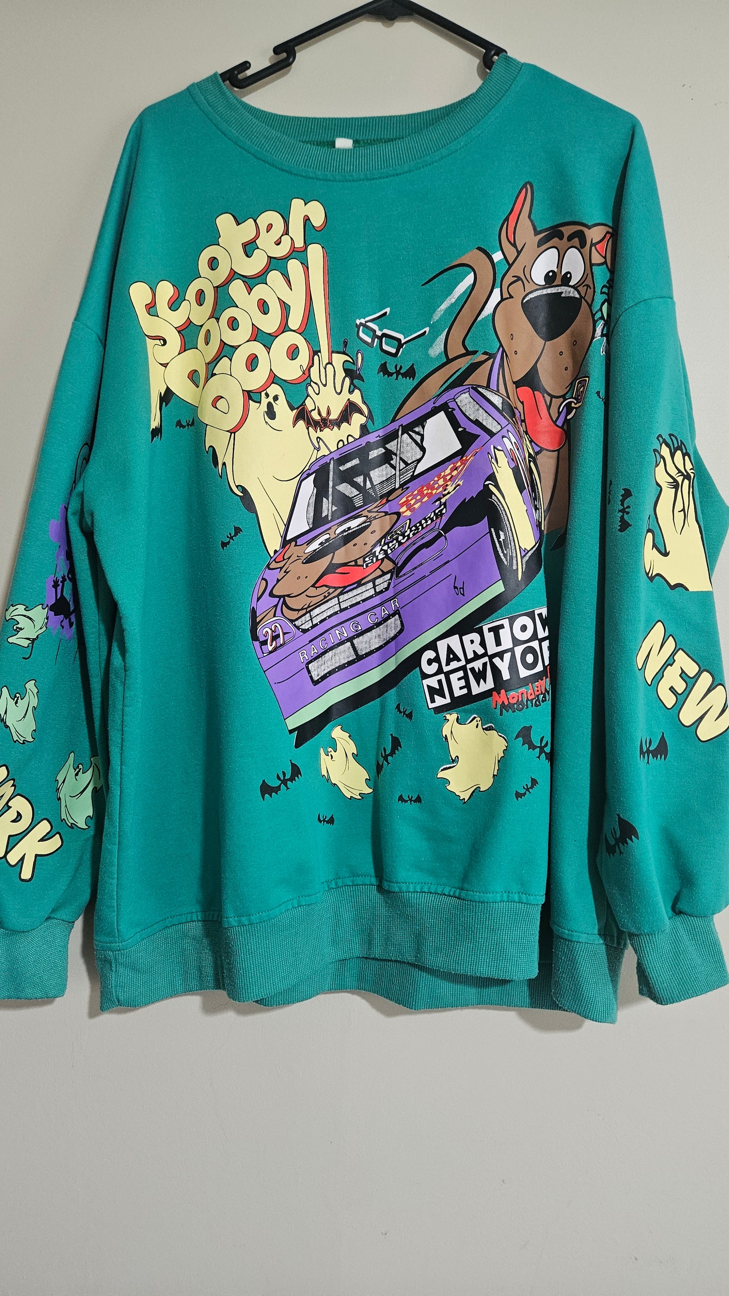 Vintage Scooby Doo Nascar Racing Sweatshirt Crewneck Sweatshirt – Classic Collector's Piece Vintage top