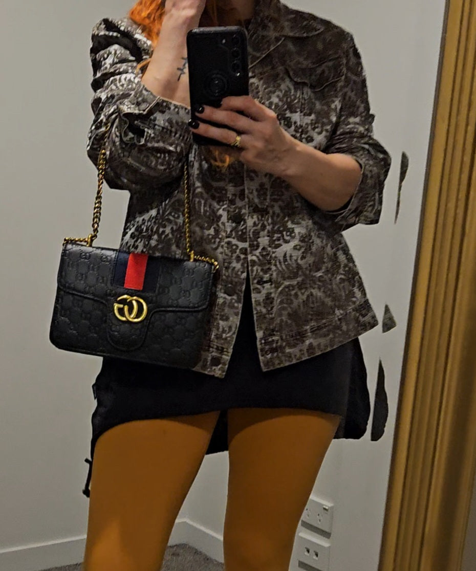 Metallic pattern Jacket Size 42