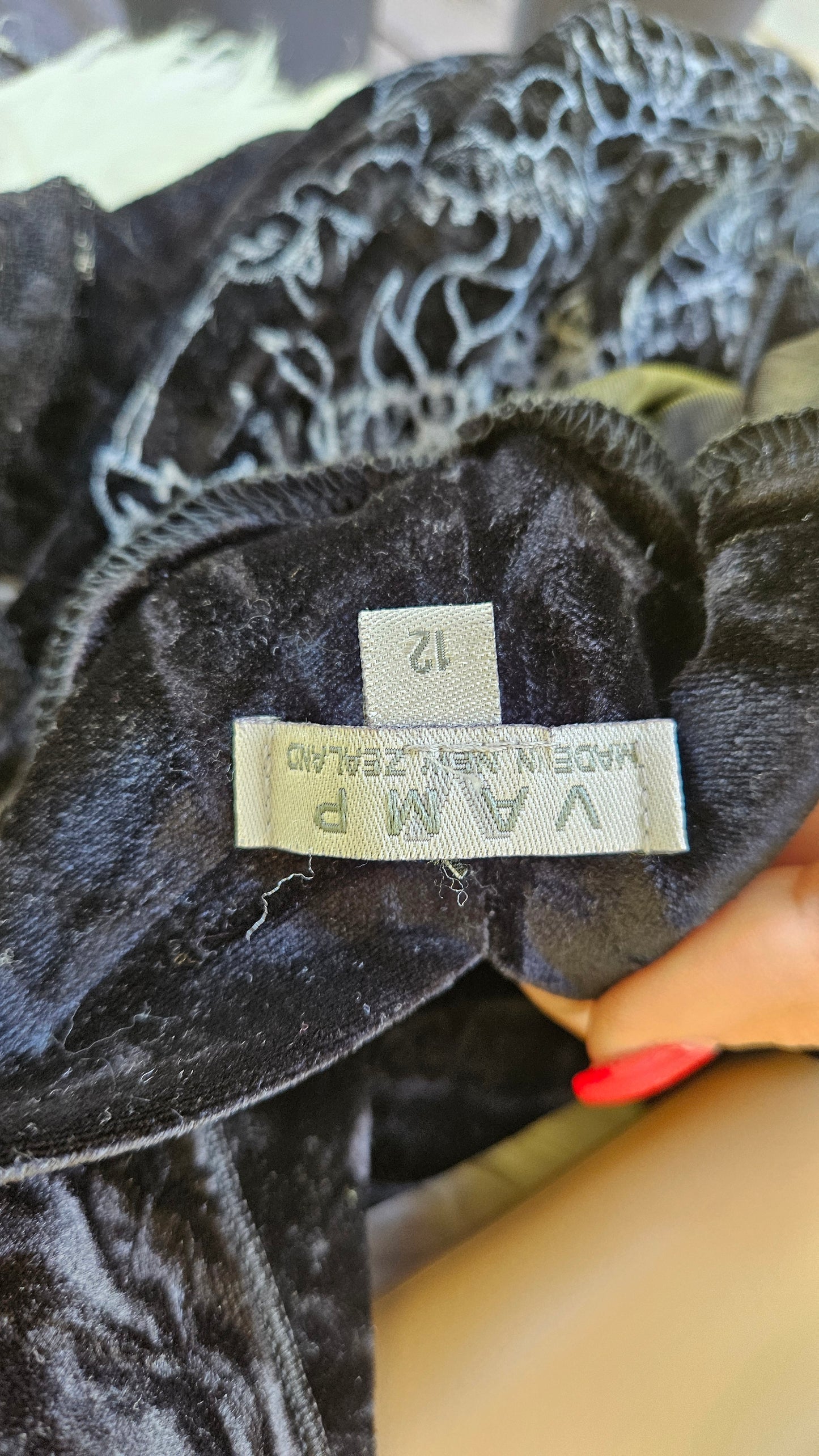 Vintage Vamp Top made in NZ