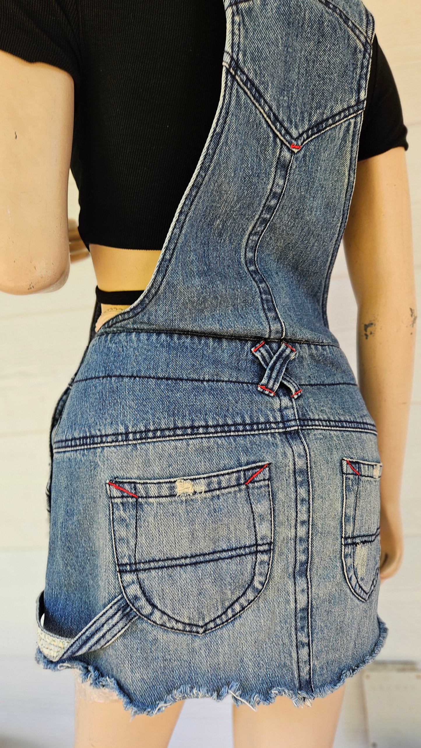Women's Dungarees-Overalls  Size XS (6-8) Denim dress