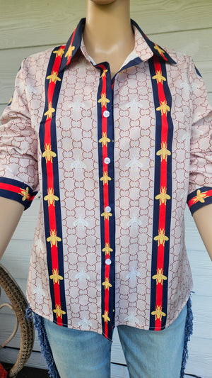Gucci inspired Top/shirt