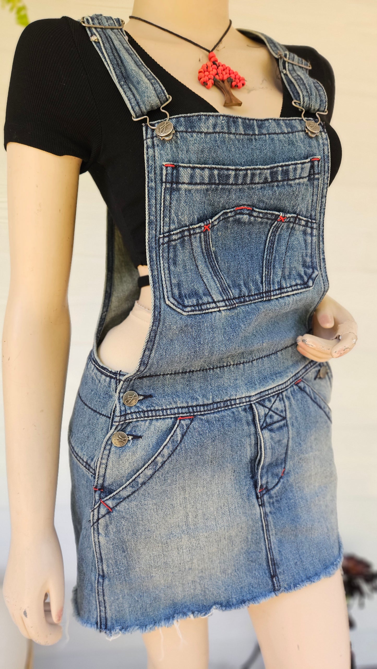 Women's Dungarees-Overalls  Size XS (6-8) Denim dress