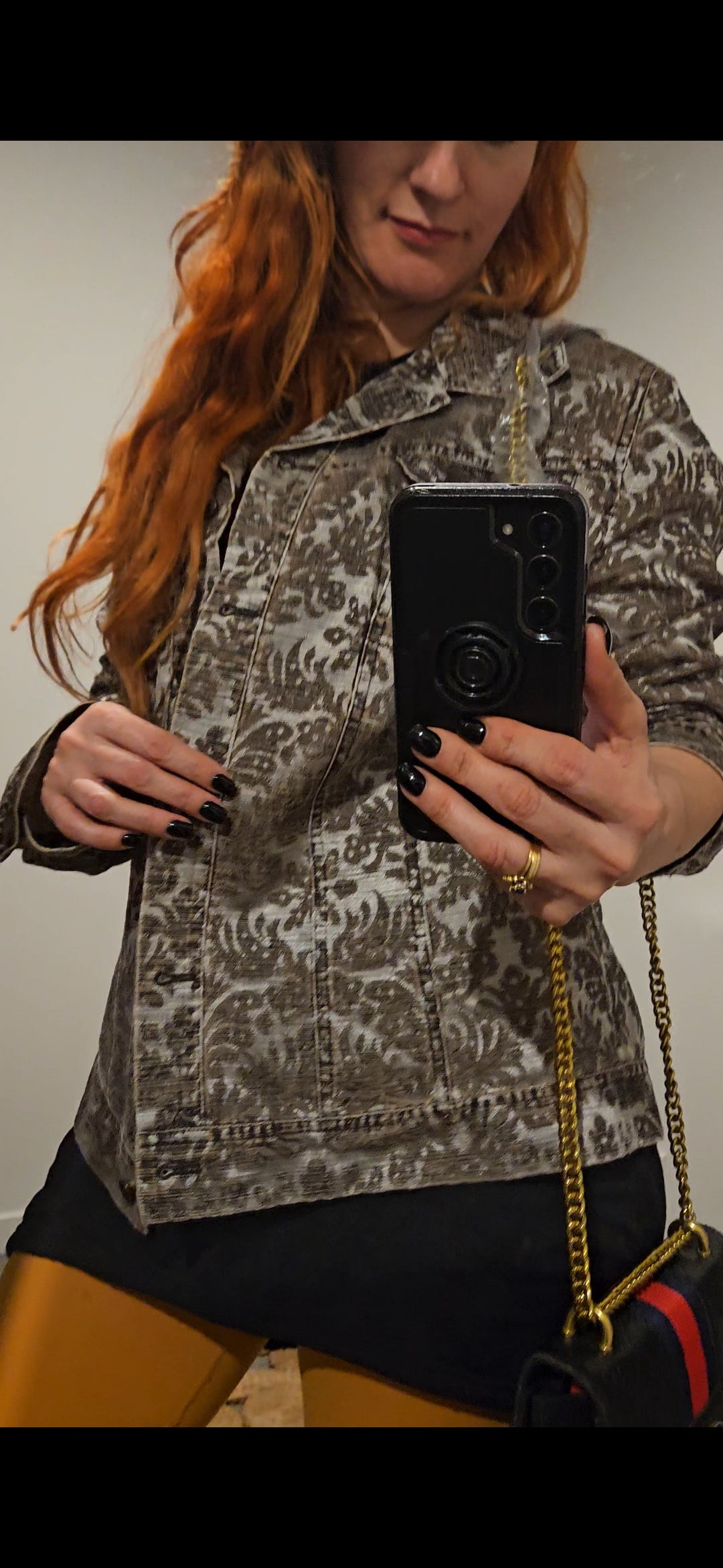 Metallic pattern Jacket Size 42