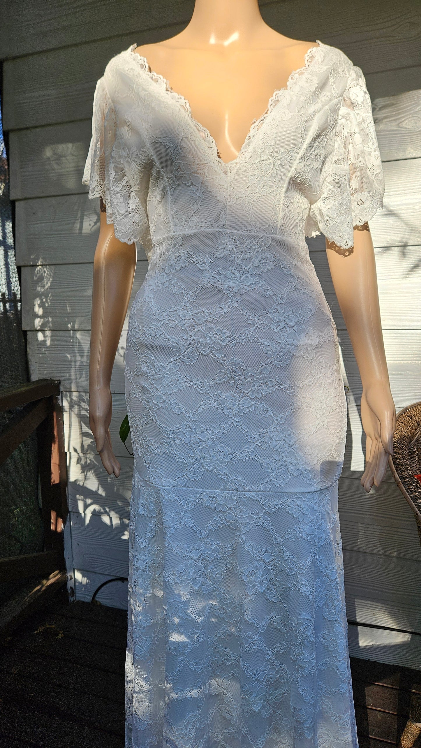 Stunning Lace Bohemian Dress Wedding dress