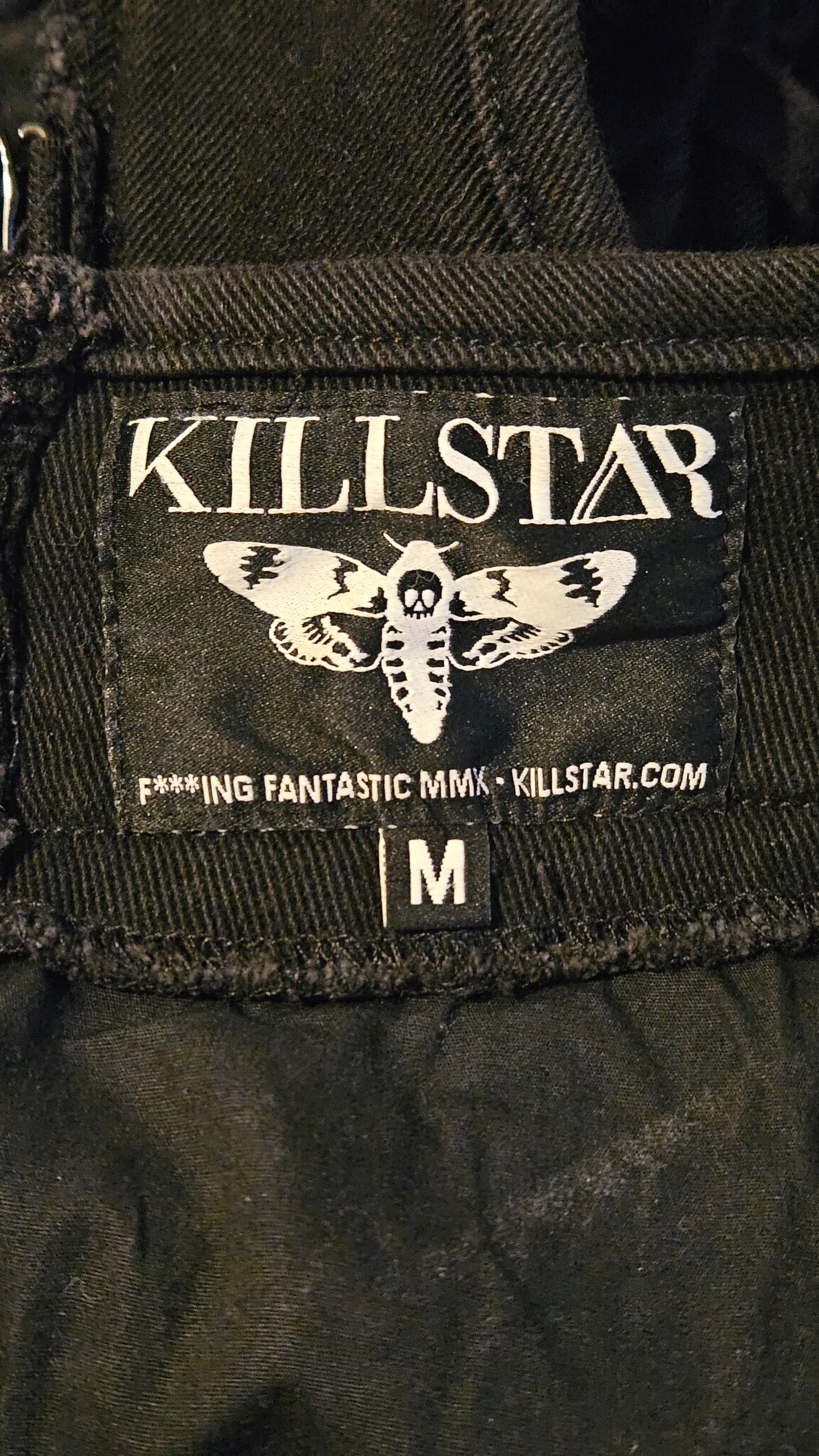 Black Lace-Up Mini Skirt Gothic - Pre-loved Skirt