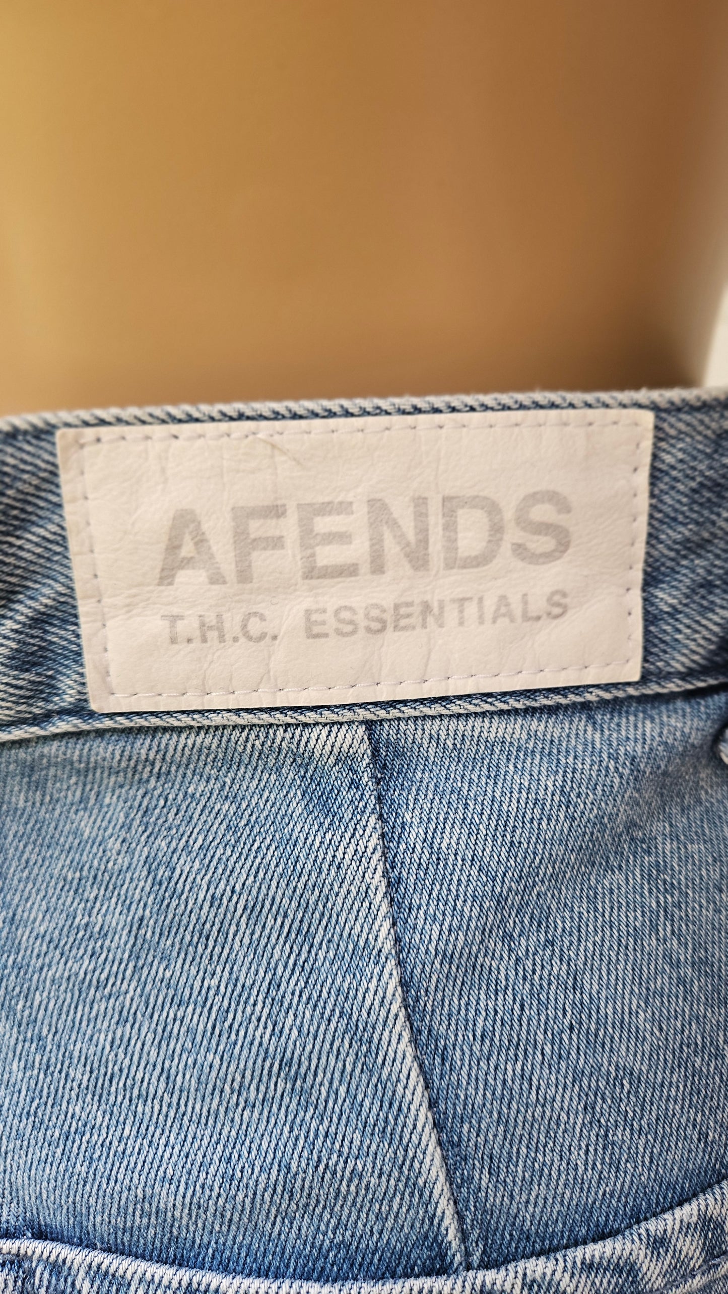 High waist Afends Moss Hemp cargo Jeans. Denim Pants size 24