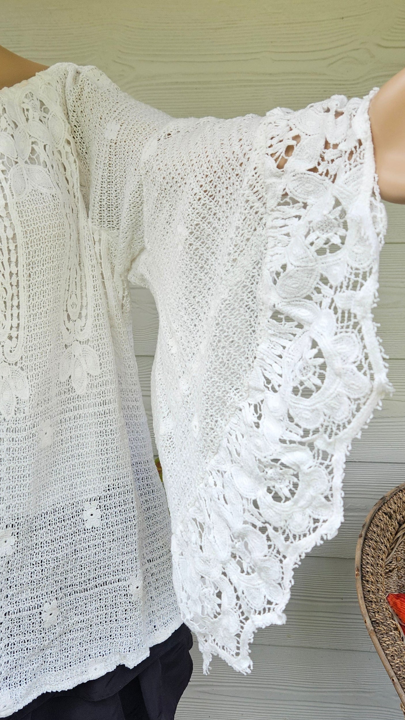 Bohemian Angel Leave NZ Bell sleeves  Blouse - curvy Top