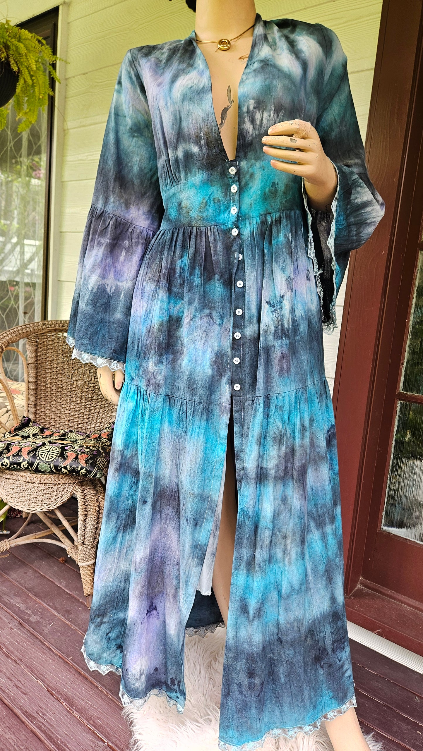Curvy Bohemian Dress plus size- Plus Size Dress Gibsy style