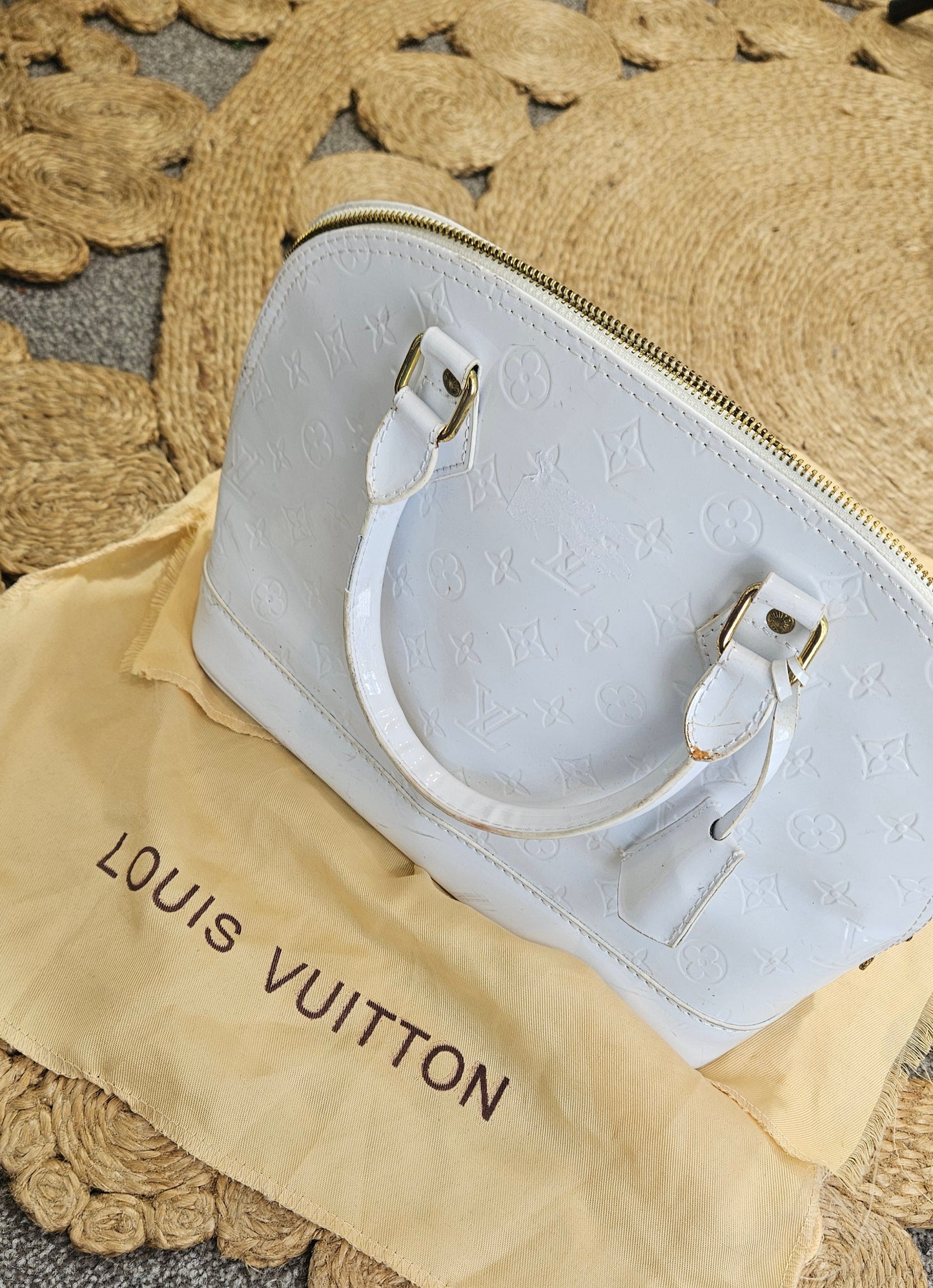 Lovely Vintage Hand bag Louis V. Inspired Handbag - LV style Bag