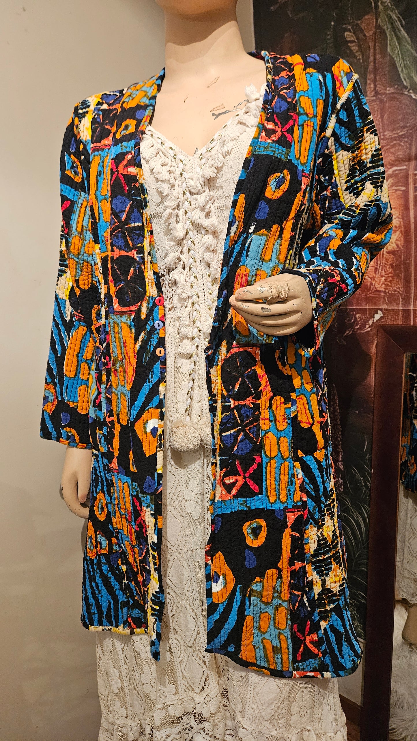 QUILTED ZANZIBAR COAT