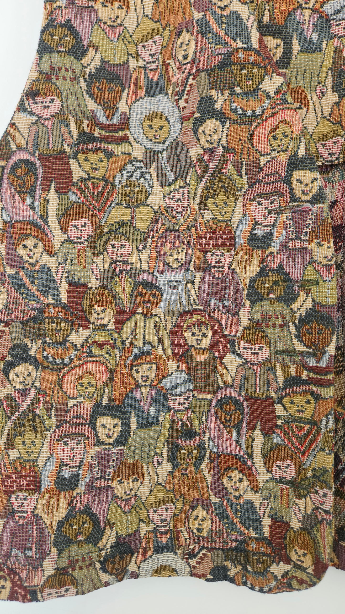 Vintage 90s Tapestry Vest - Classified Country Clothes Made in NZ - Size 16