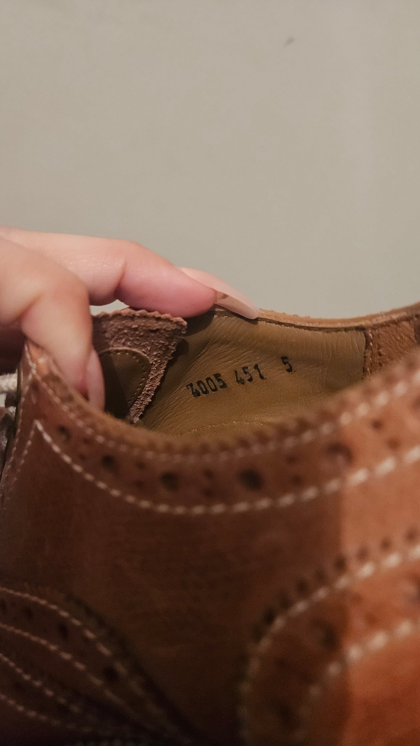 Grenson Women's Tan and Brown Brogues