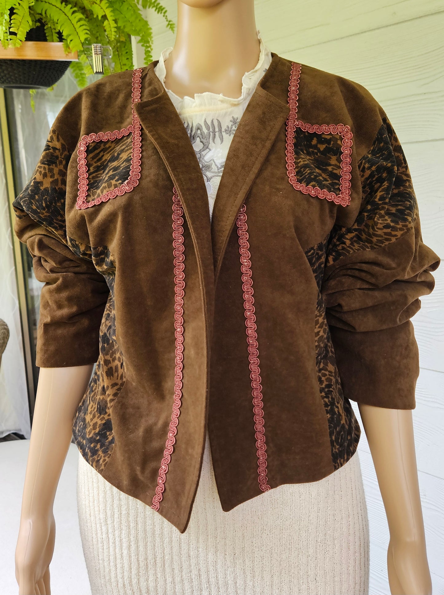 Vintage maroon Jacket