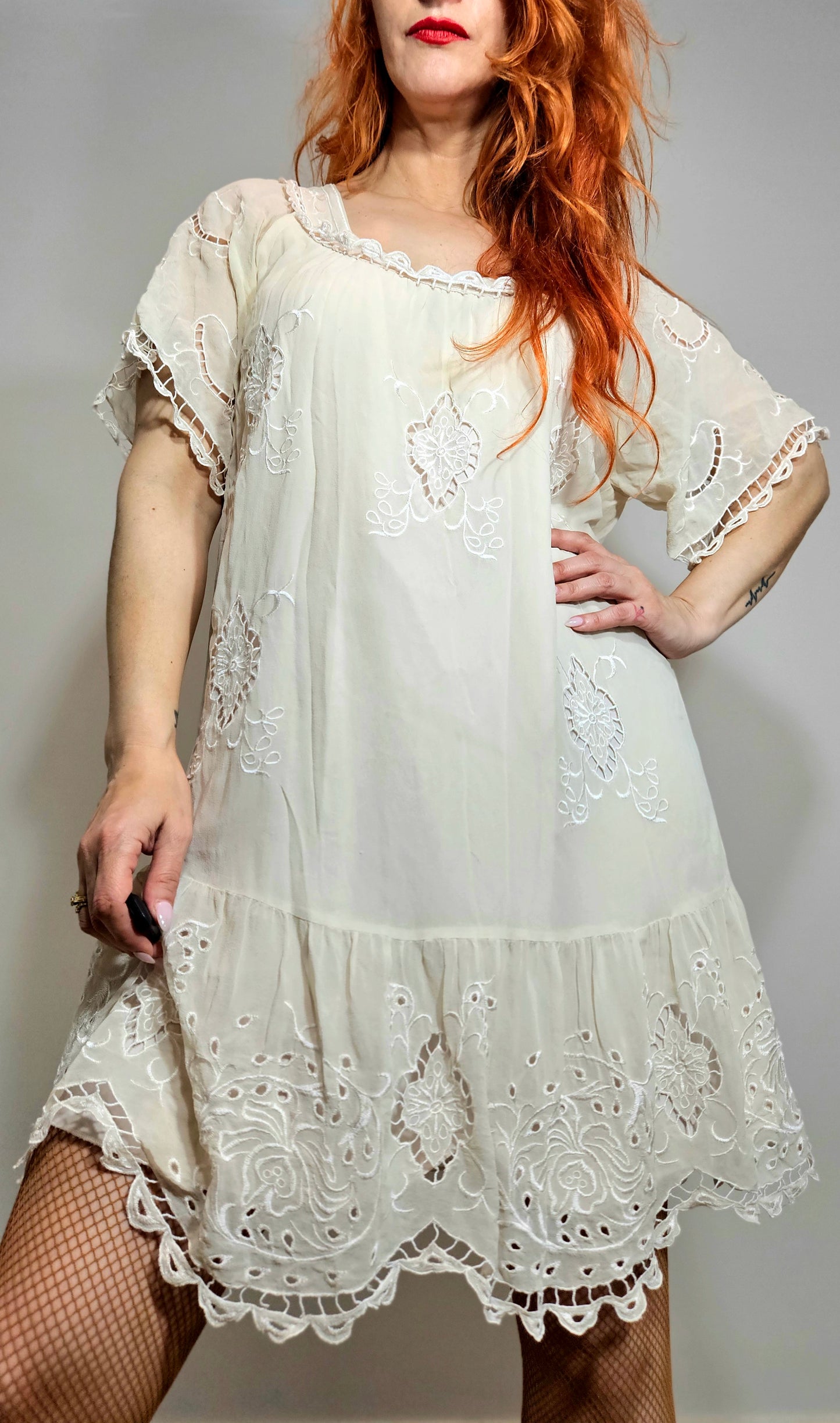 Alannah Hill 100% Silk Romantic Dress – Size 12