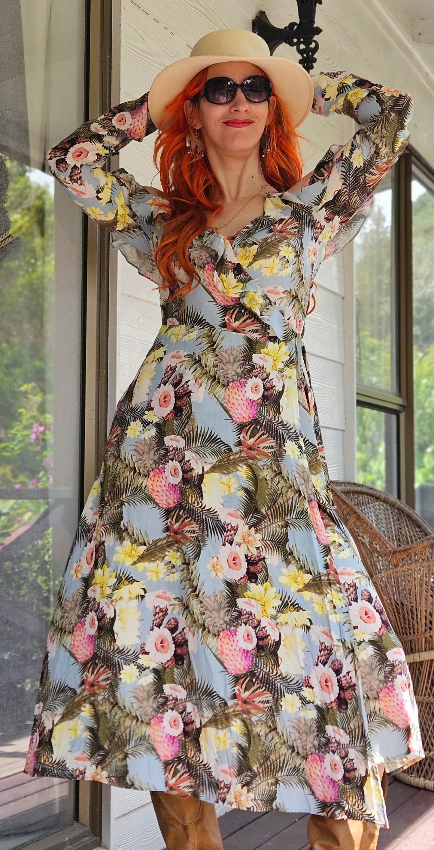 H&M Wrap floral Dress