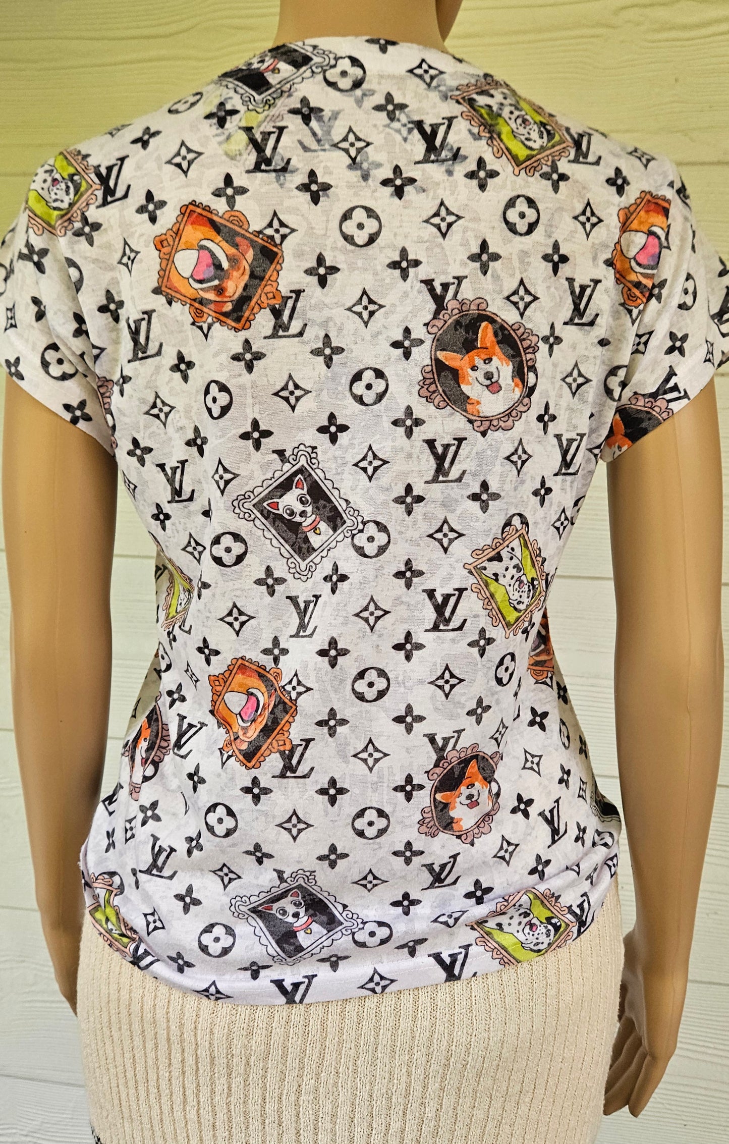 Louis Vuitton inspired Top/Tee Crewneck Top