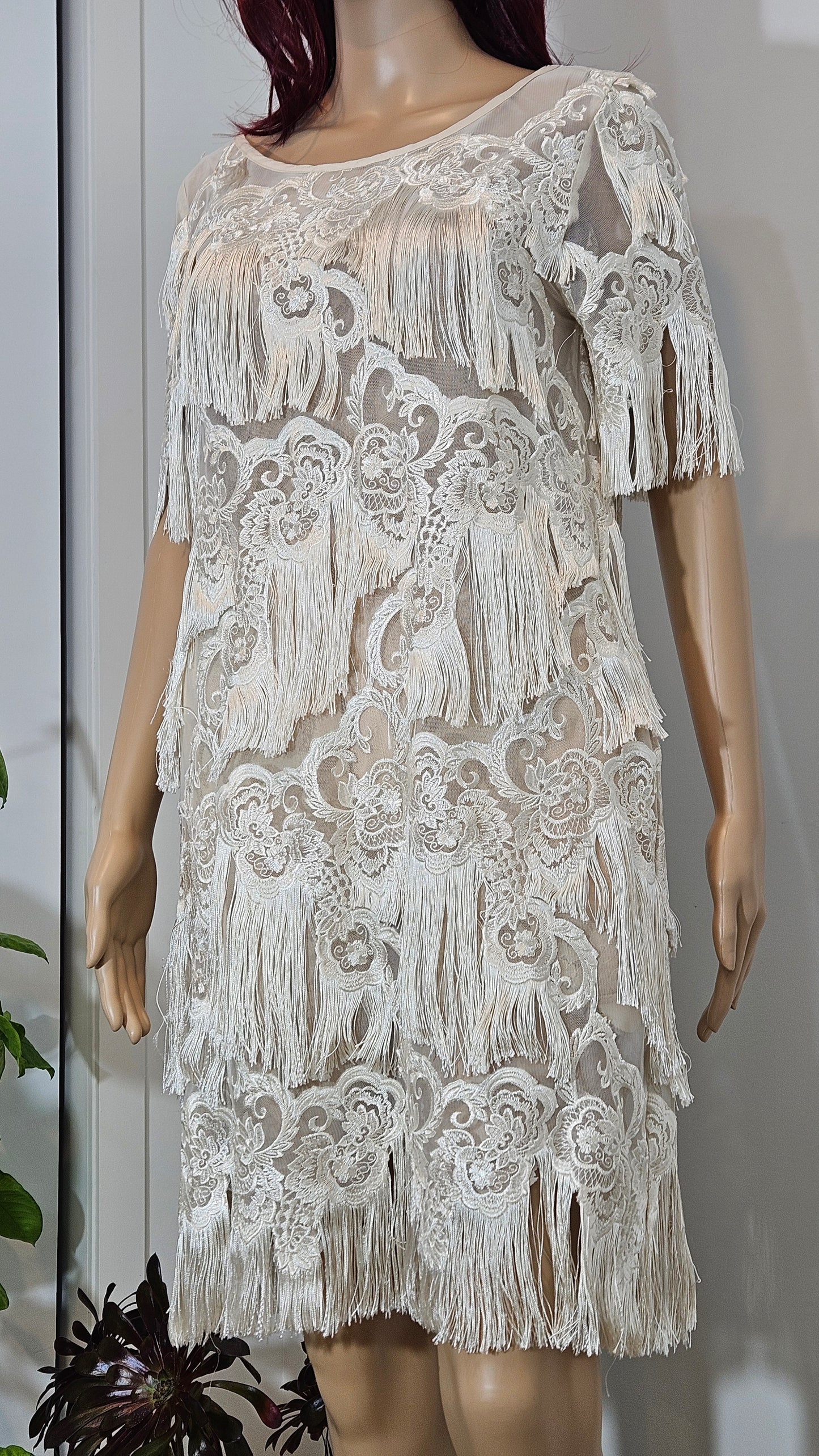 Curated Kate Sylvester Benita Fringed Mini Dress
