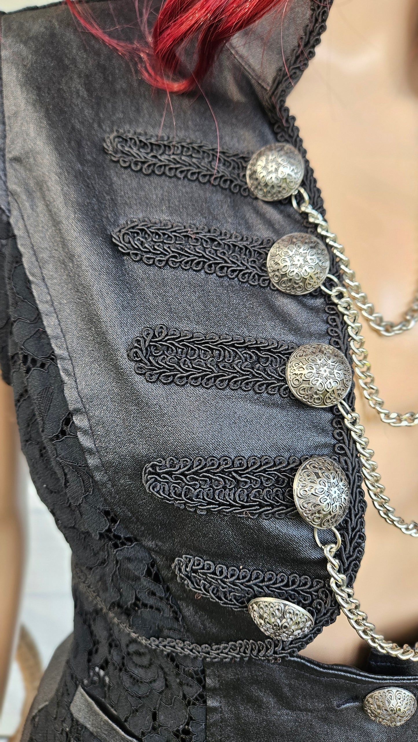 Black Devil Fashion Gothic Punk Vest