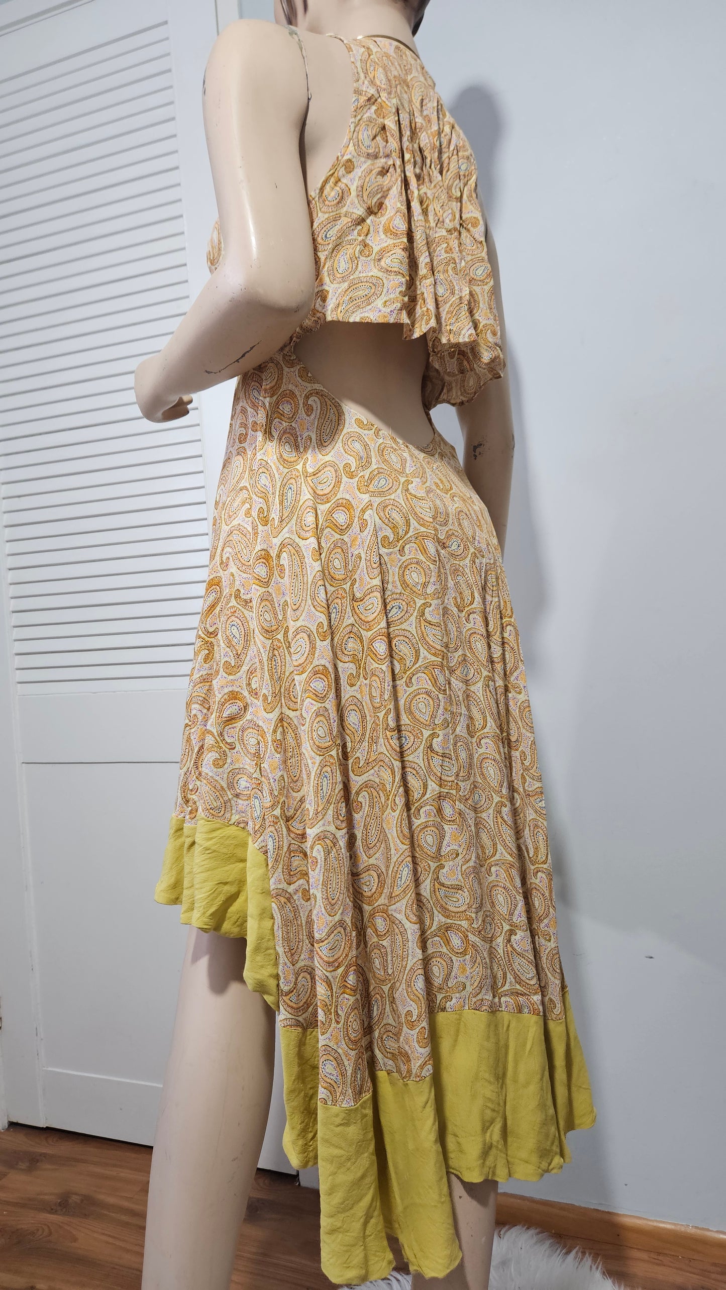 Tigerlily high-low dress Bohemian Dress 100% rayon boho Dress - Bohemian dress Preloved Dress