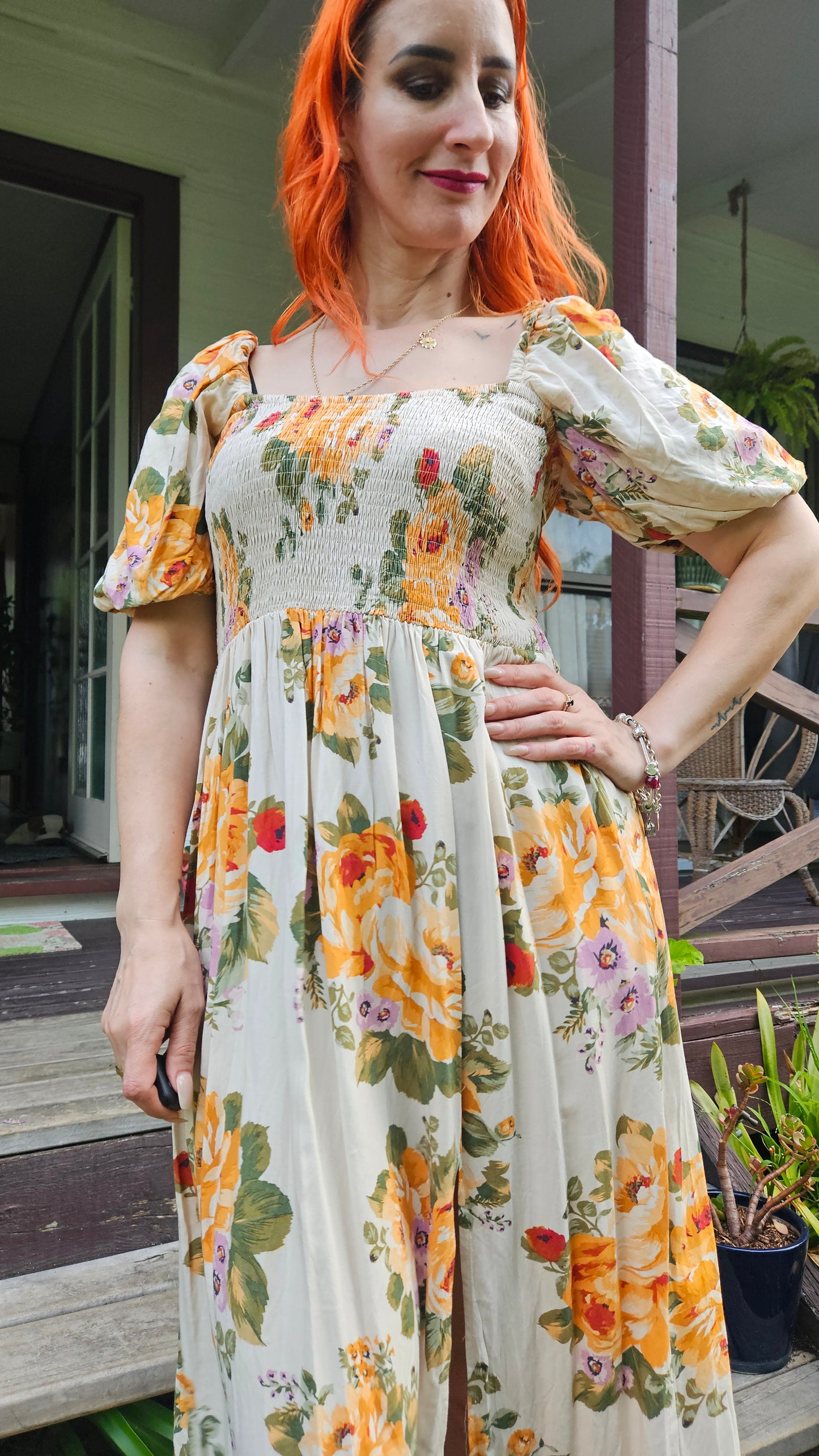 Lovely floral dress by paper heart size 10