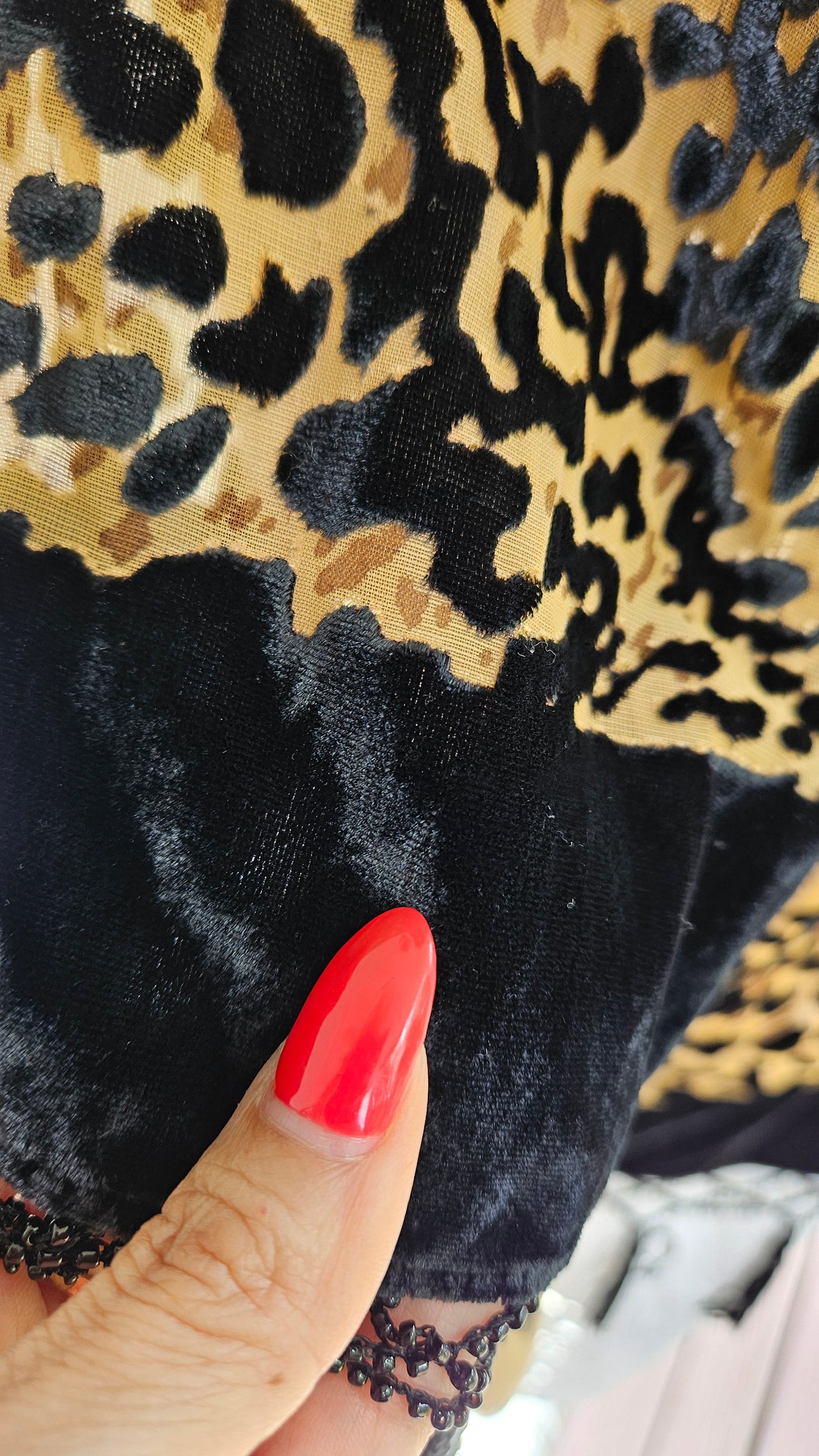 Lovely light Coat Animal Print style - Preloved Coat