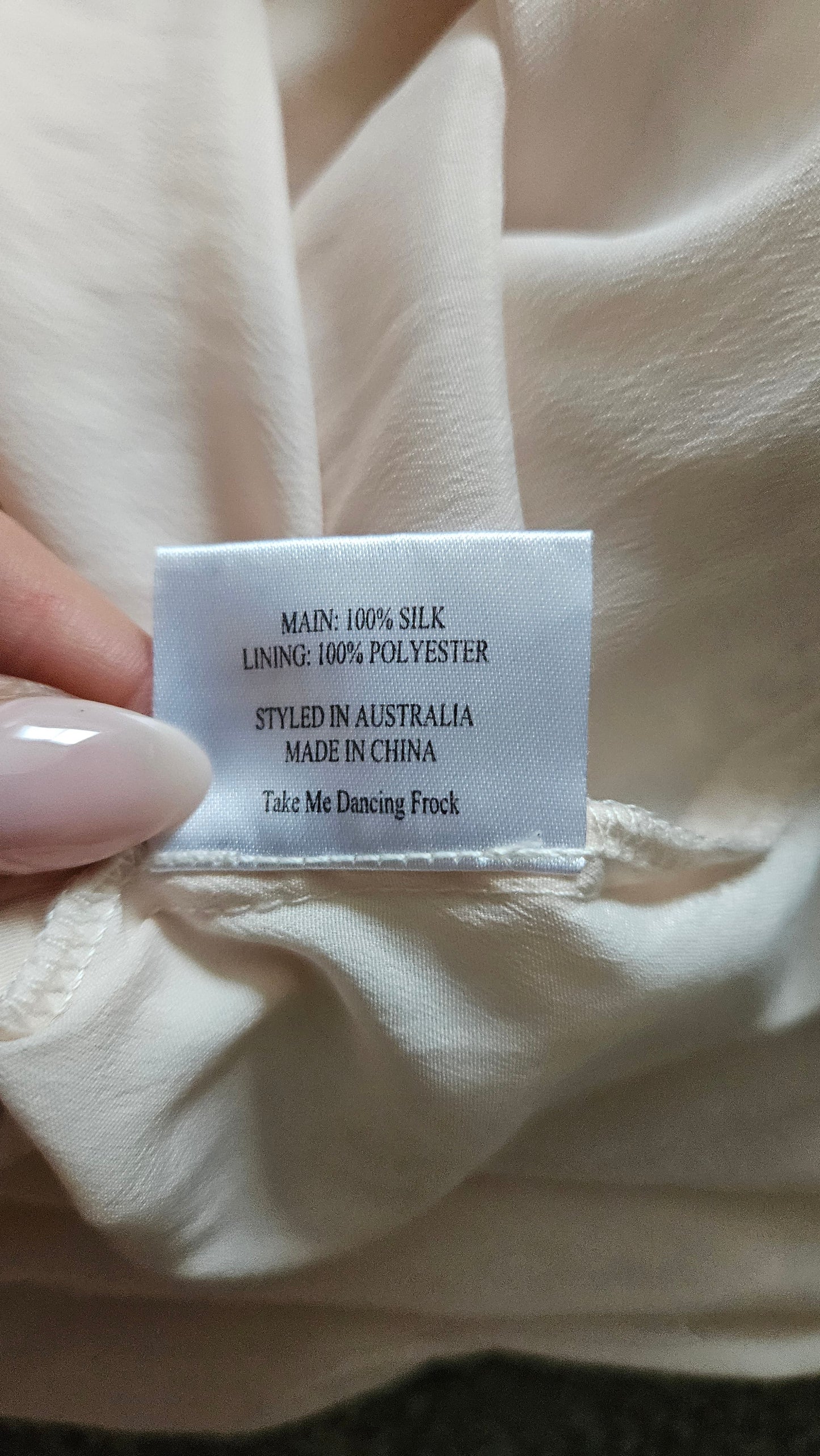 Alannah Hill 100% Silk Romantic Dress – Size 12