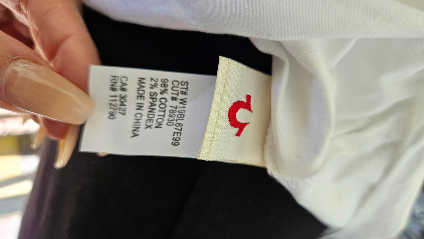 unique True Religion white button-down western style shirt Long Sleeves Shirt Size L