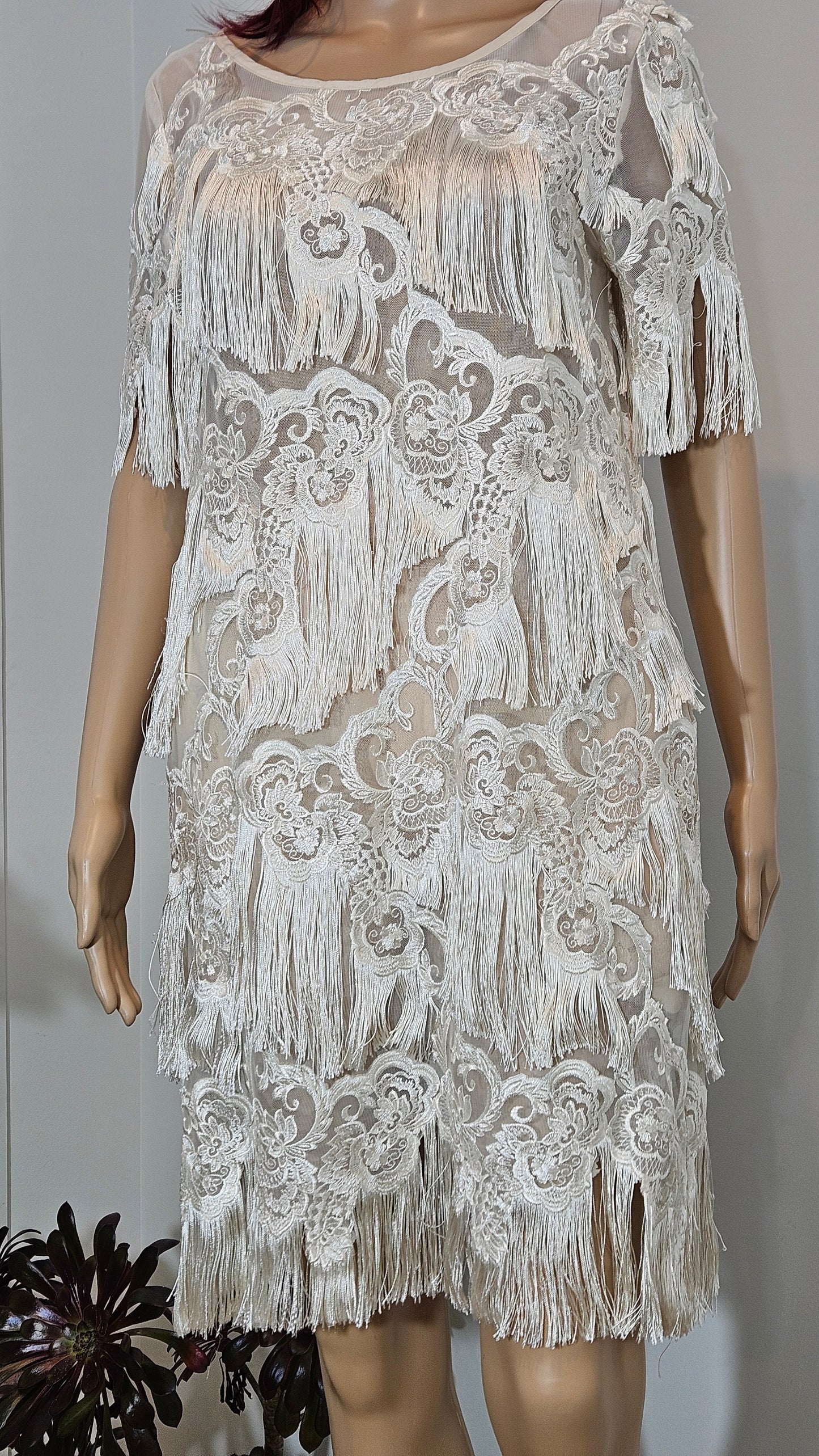Curated Kate Sylvester Benita Fringed Mini Dress