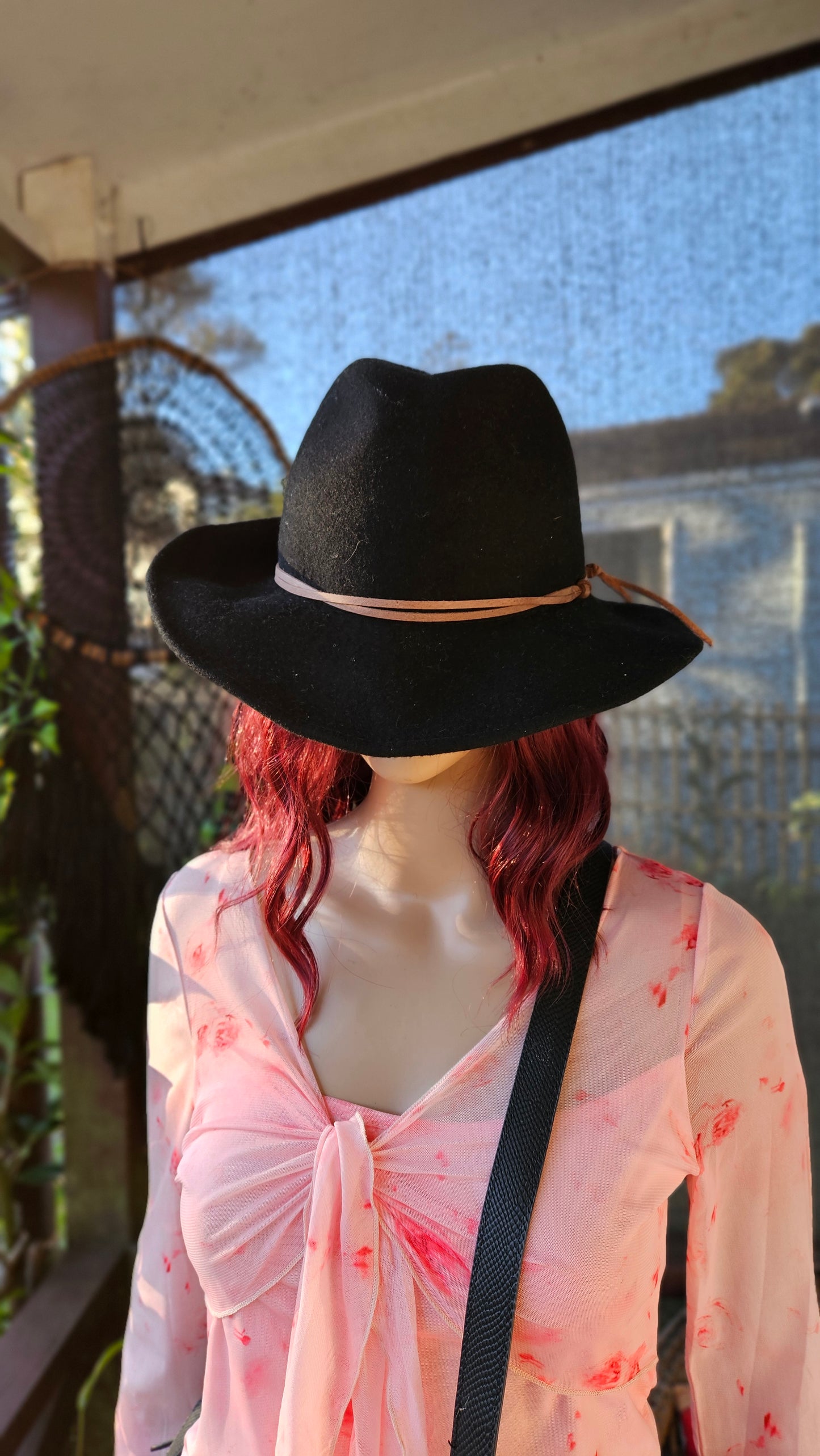 Stunning Black Ale by Alessandra Hat 100% wool made in Ecuador