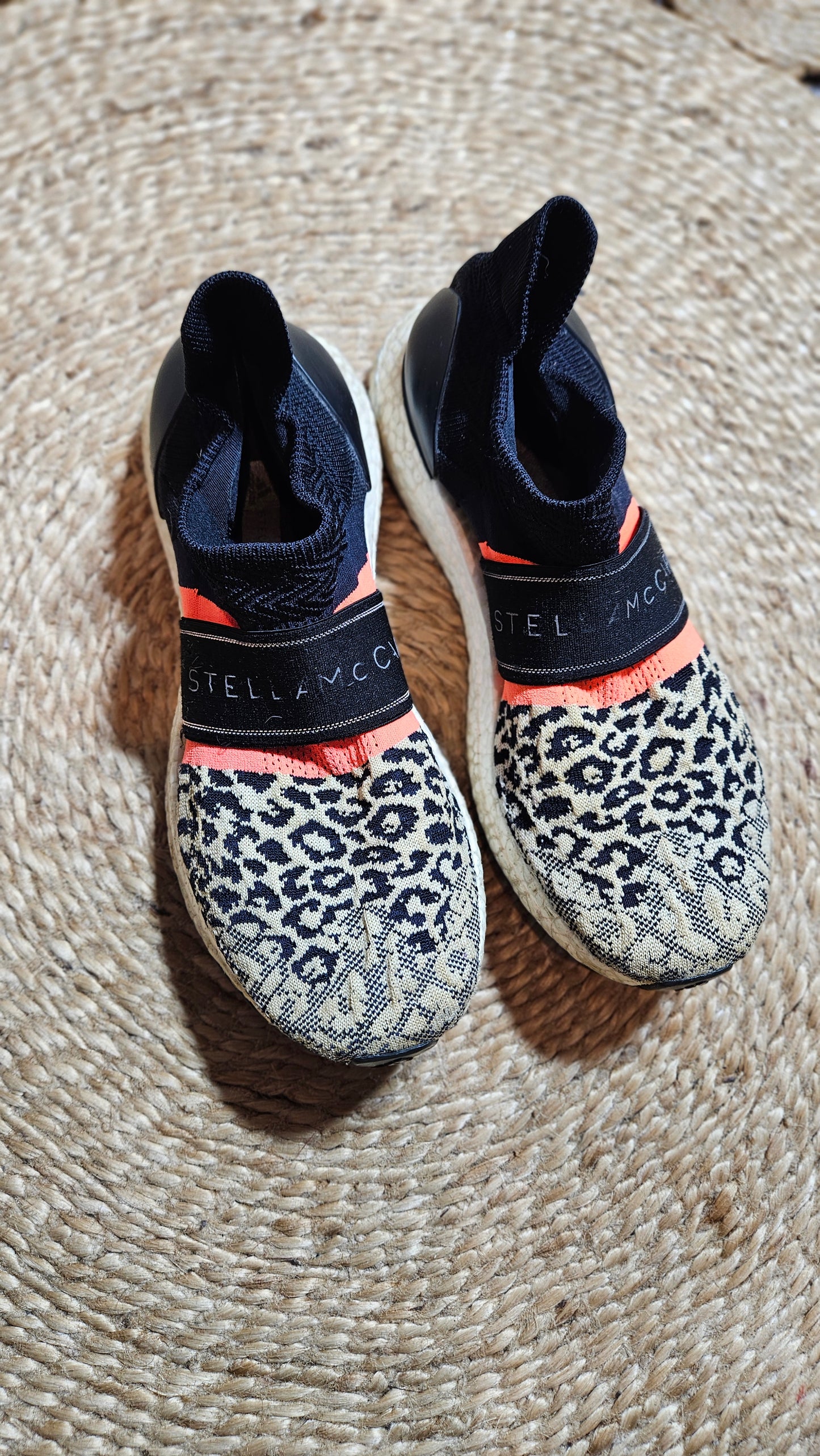 Adidas Stella McCartney x UltraBoost 3D Knit 'Leopard’ black