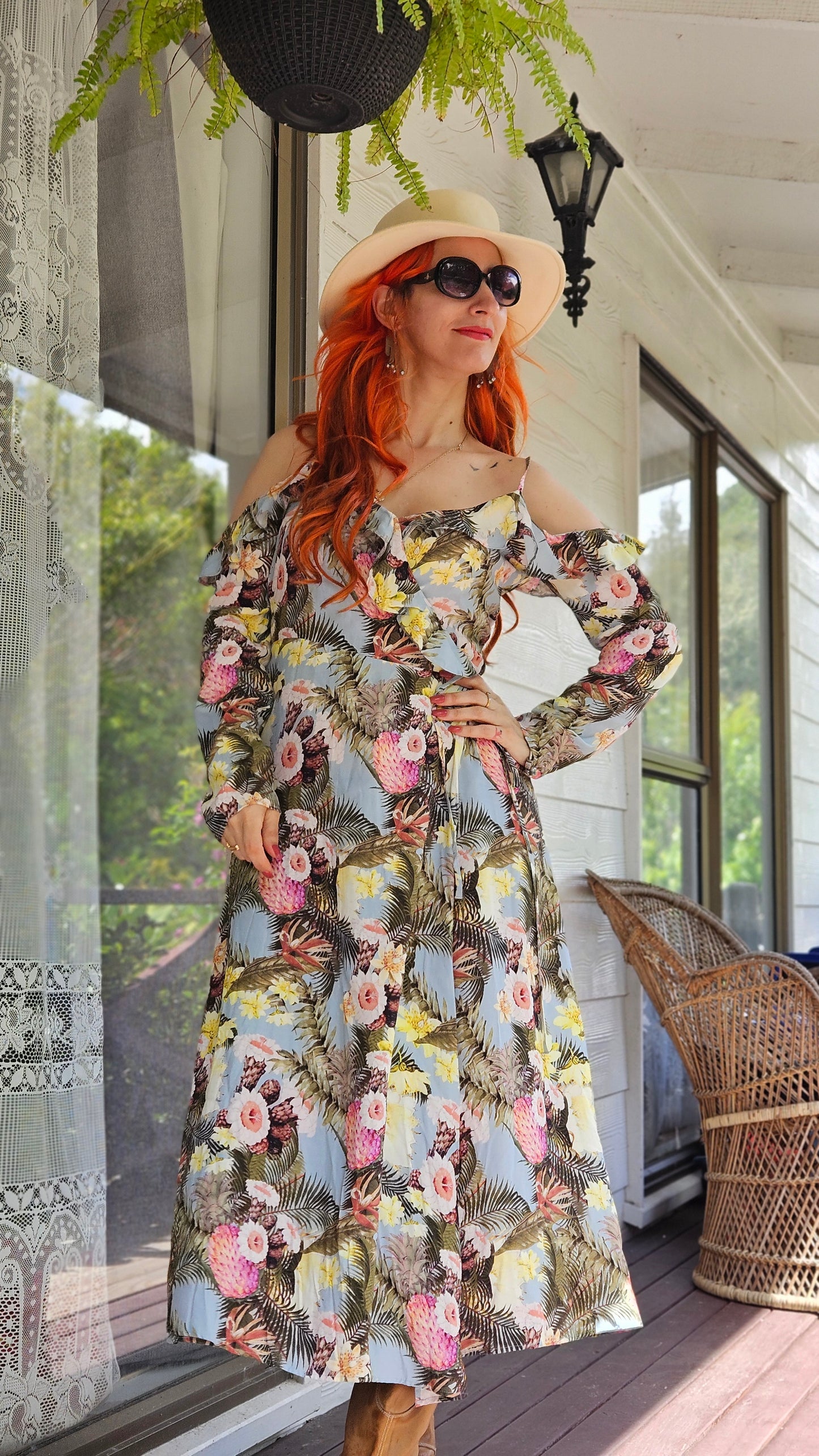 H&M Wrap floral Dress