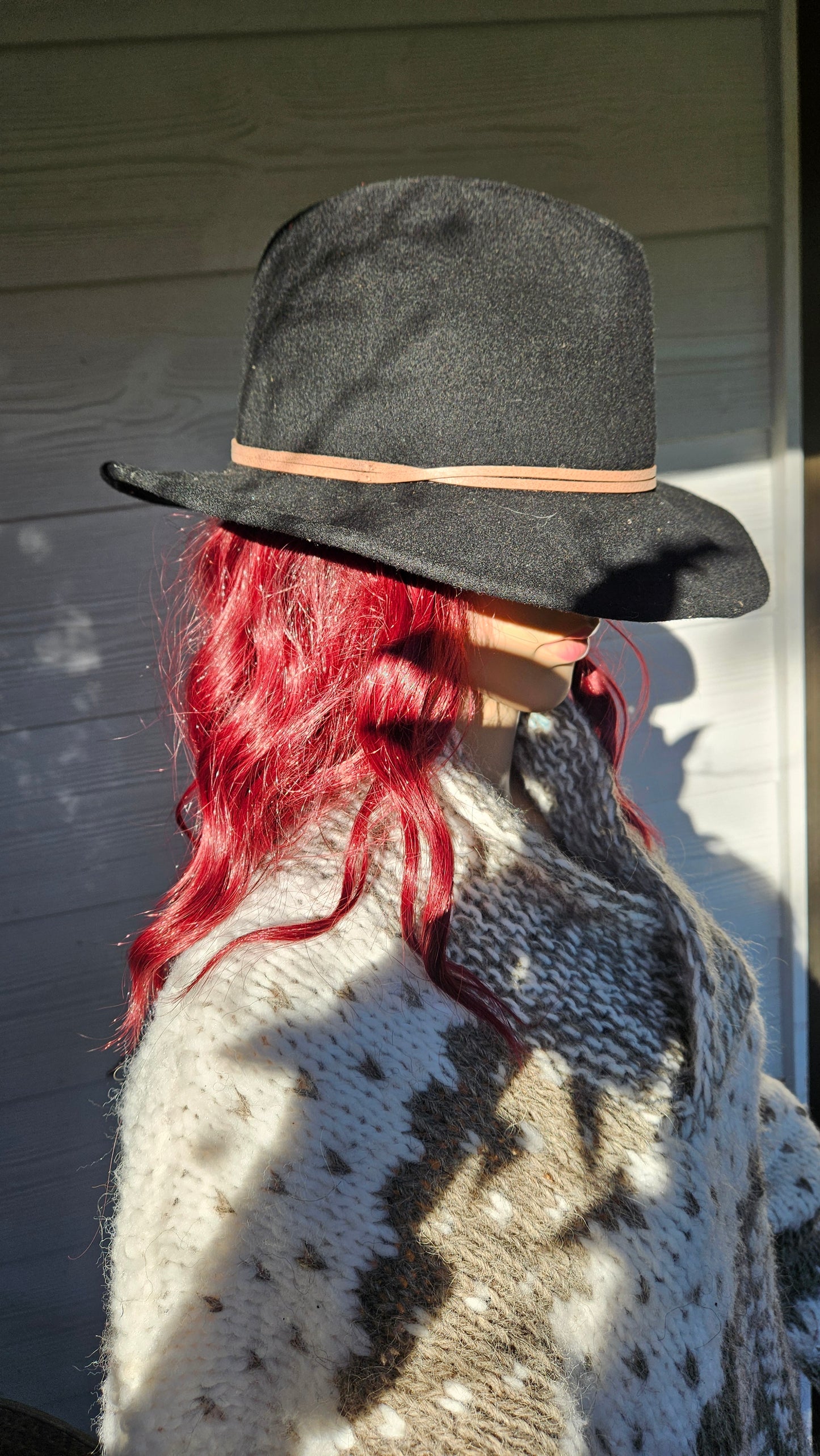 Stunning Black Ale by Alessandra Hat 100% wool made in Ecuador