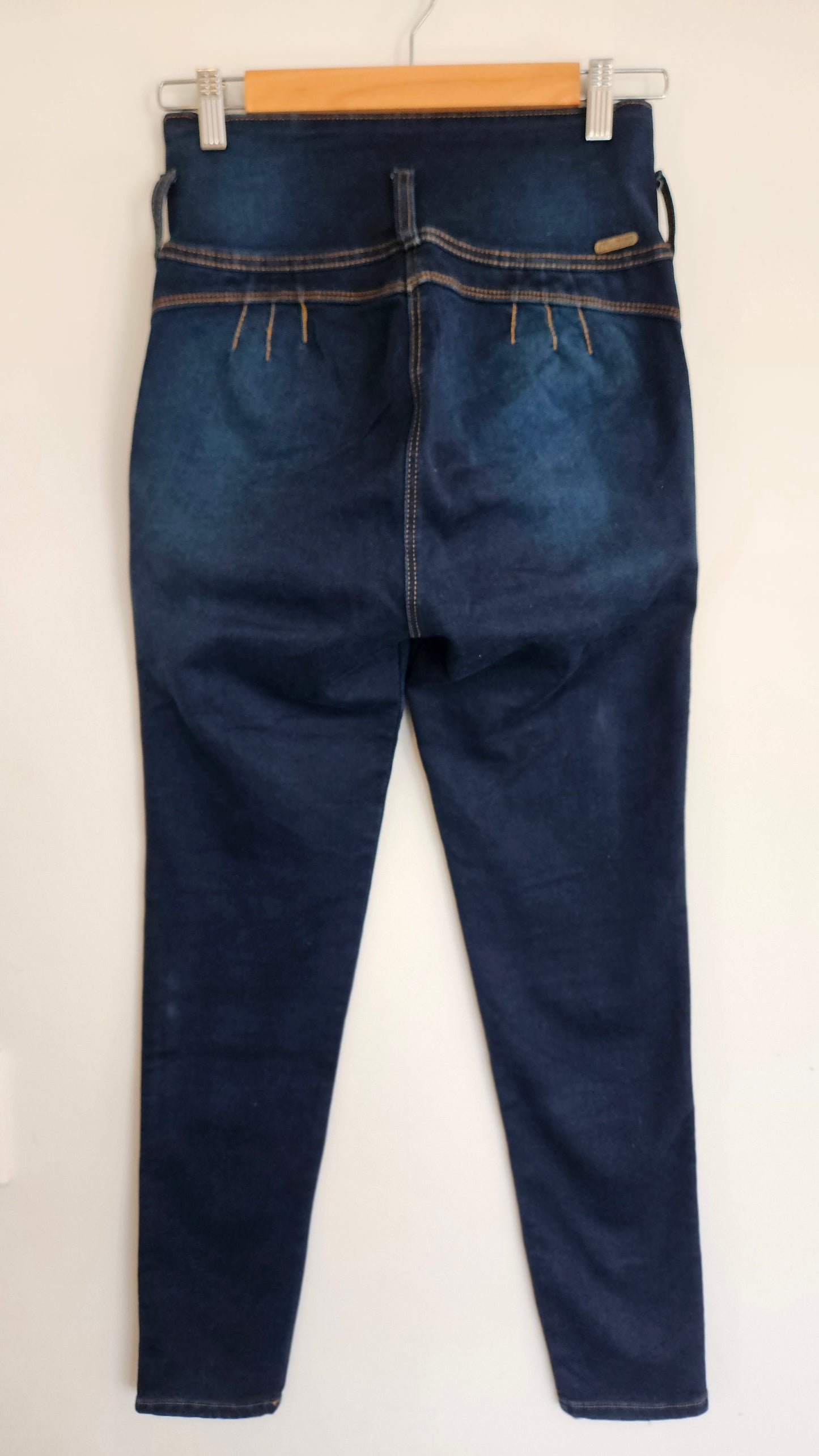 Colombian Skinny Pants Women size 14. Lift bottom Blue Denim Jeans
