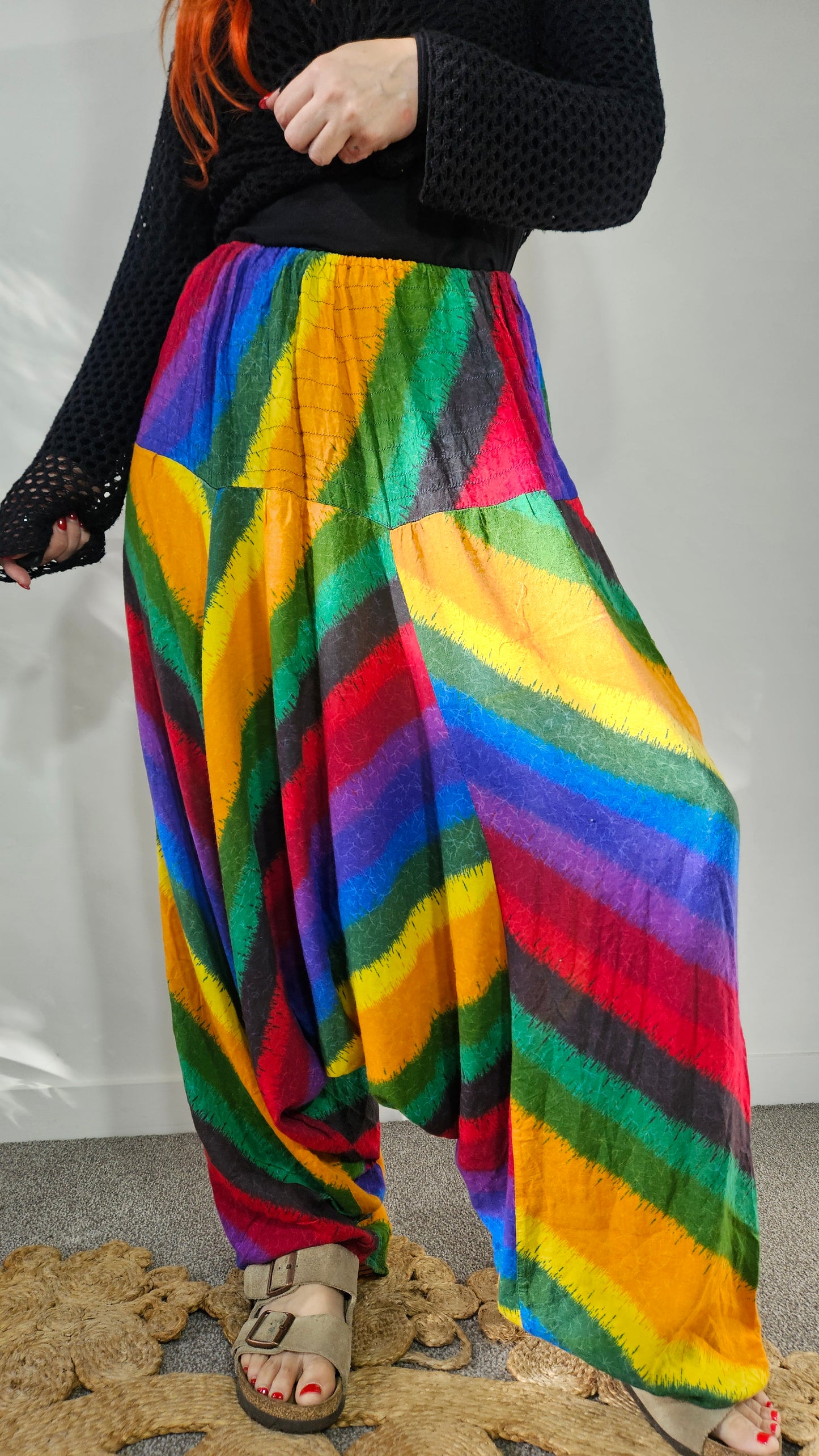 Bohemian Colorful Unisex Shalwar Summer Tracksuit Pants! baggy Fit (Copy)