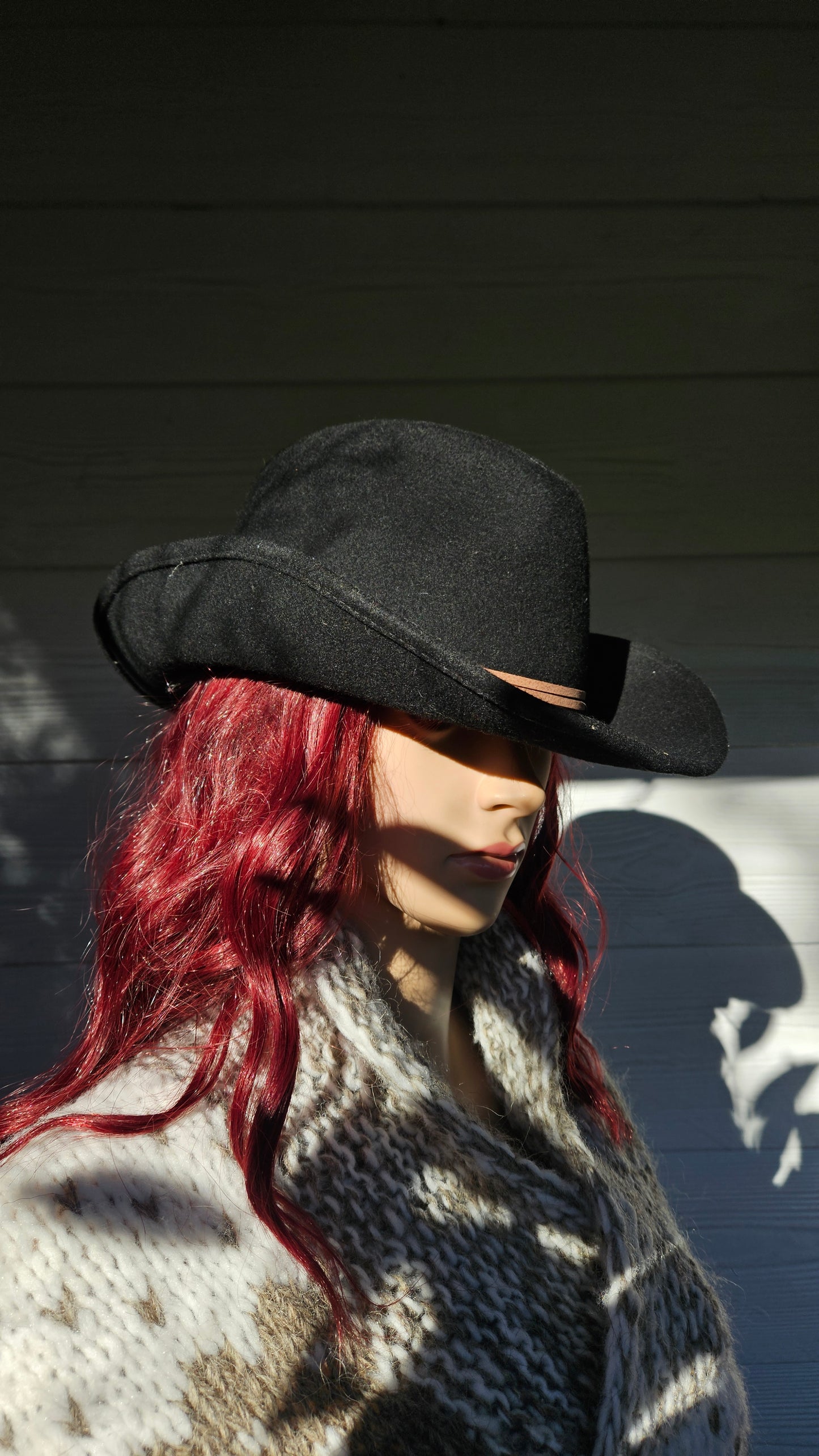 Stunning Black Ale by Alessandra Hat 100% wool made in Ecuador