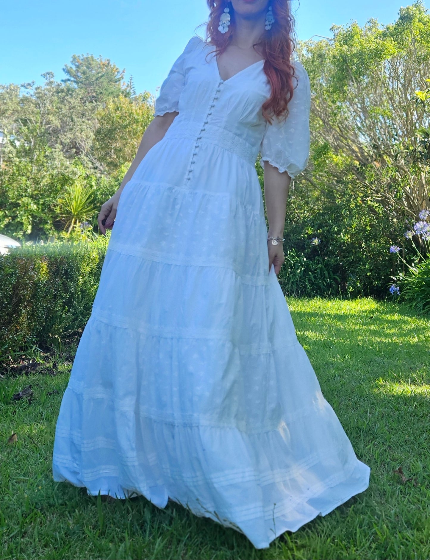 Bohemian Boho Maxi Dress Size M