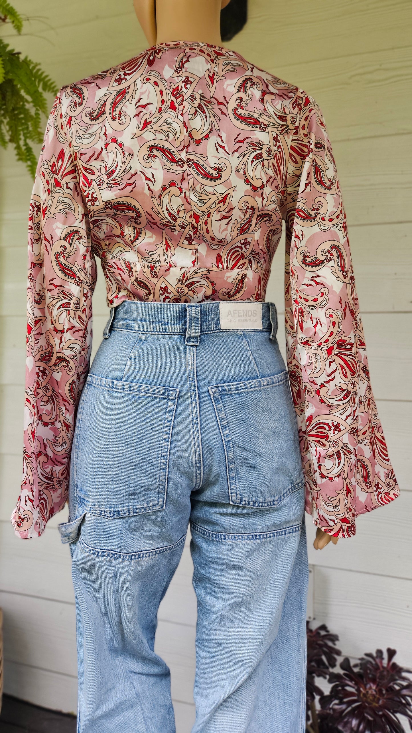 Boho blouse Nasty Gal Top - bell sleeves Top