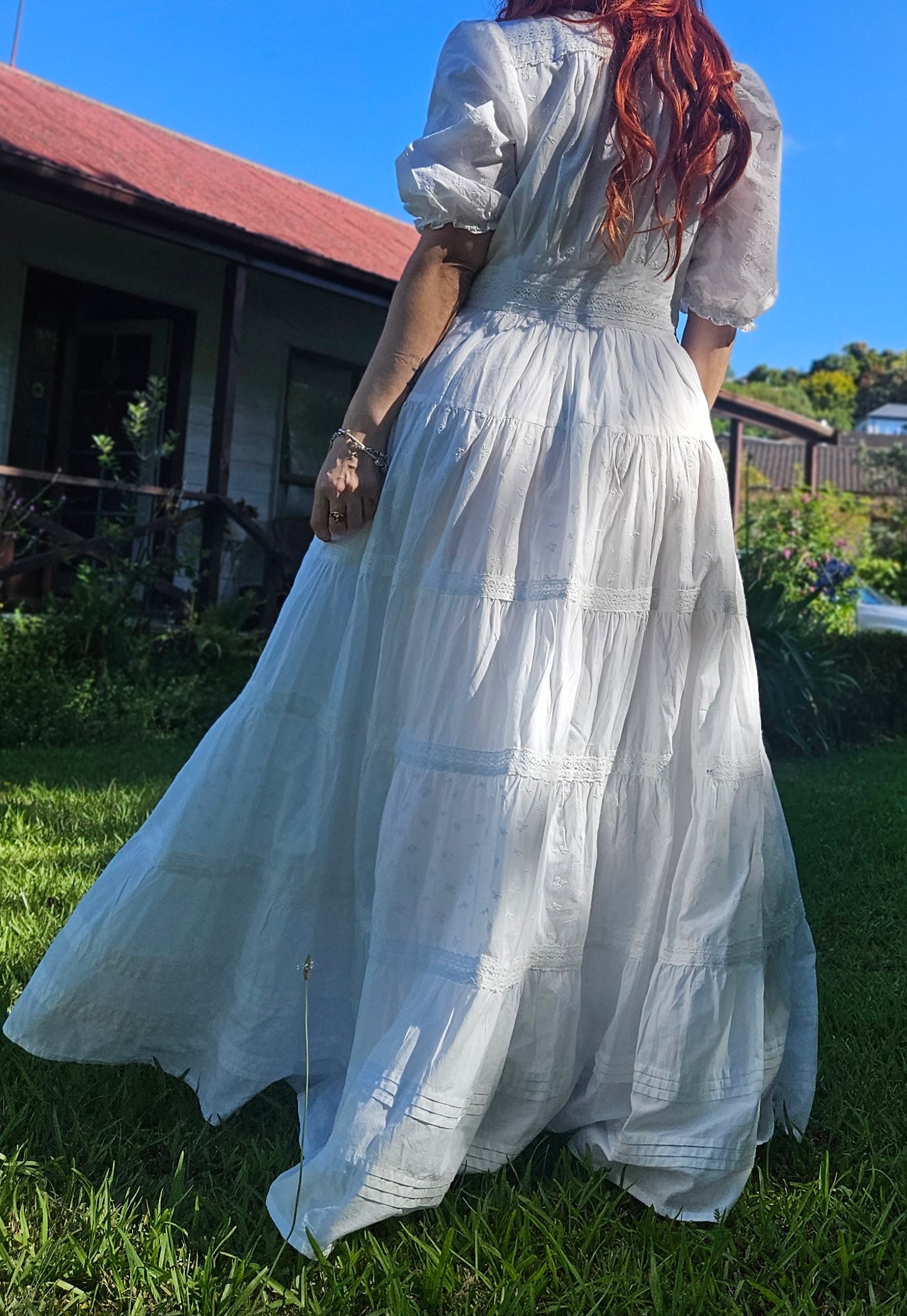 Bohemian Boho Maxi Dress Size M