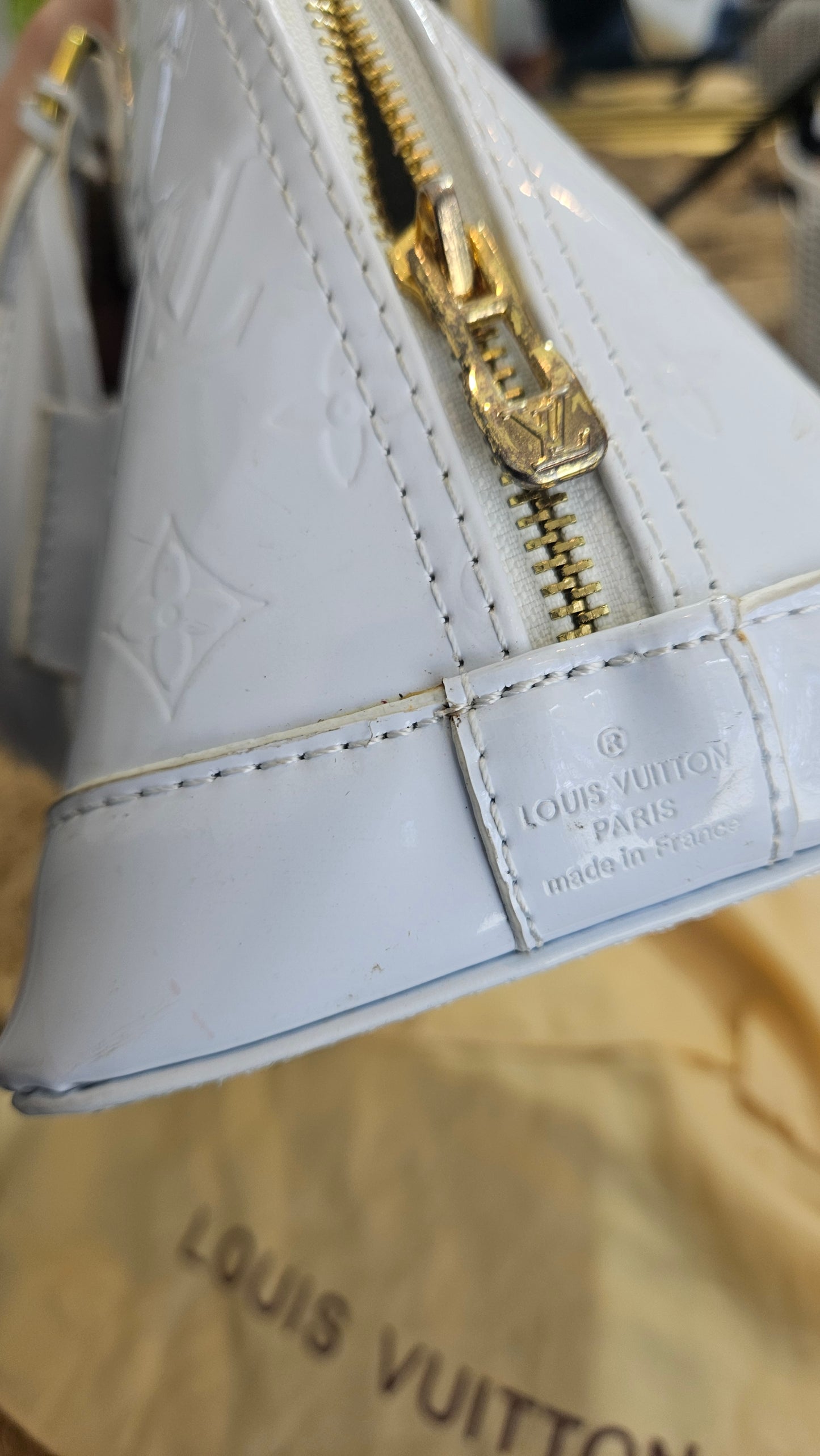 Lovely Vintage Hand bag Louis V. Inspired Handbag - LV style Bag