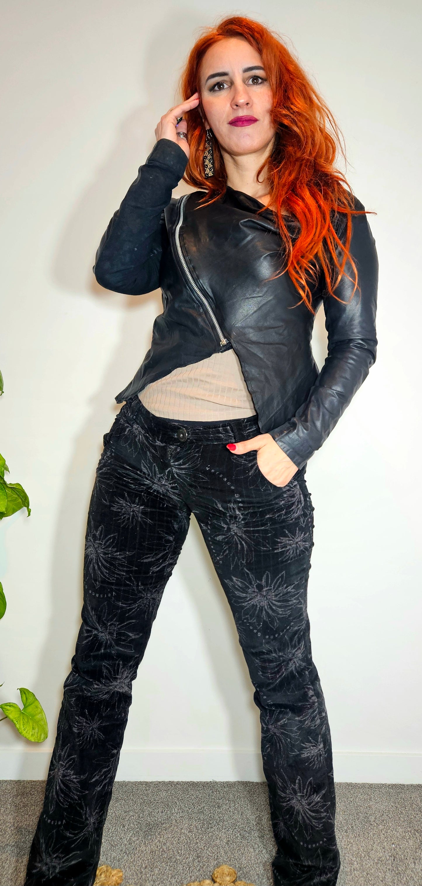Unique MOOCHI Jacket.  100% Leather
