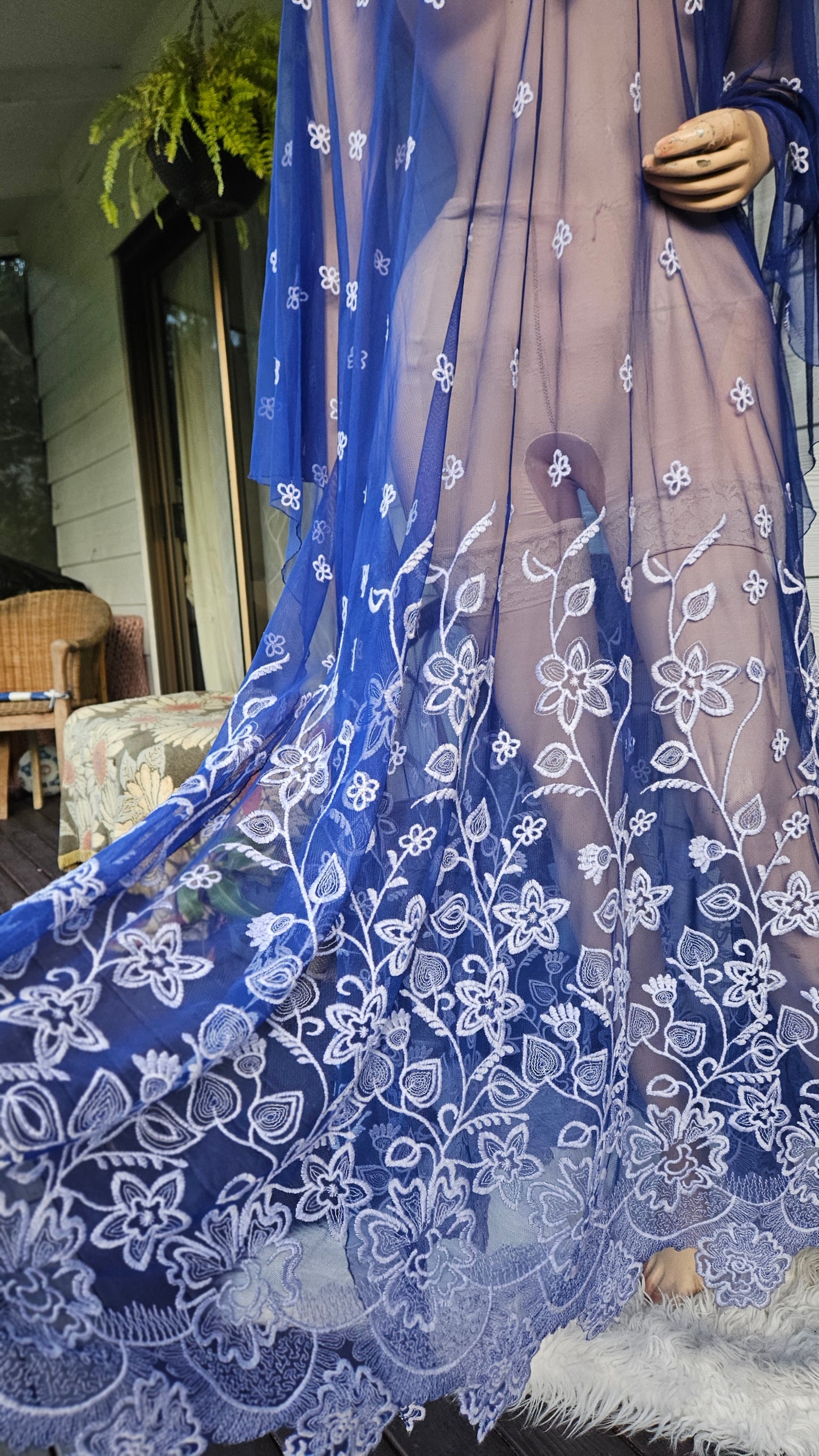 Lovely See-through curvy dress