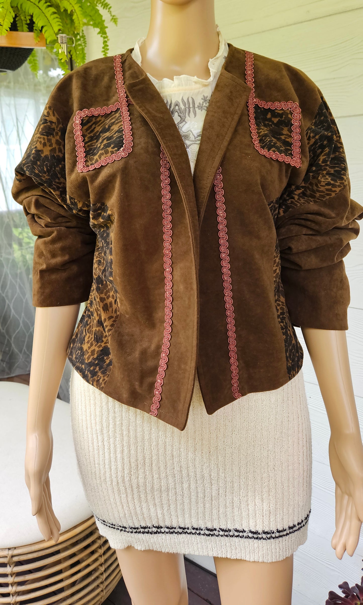 Vintage maroon Jacket