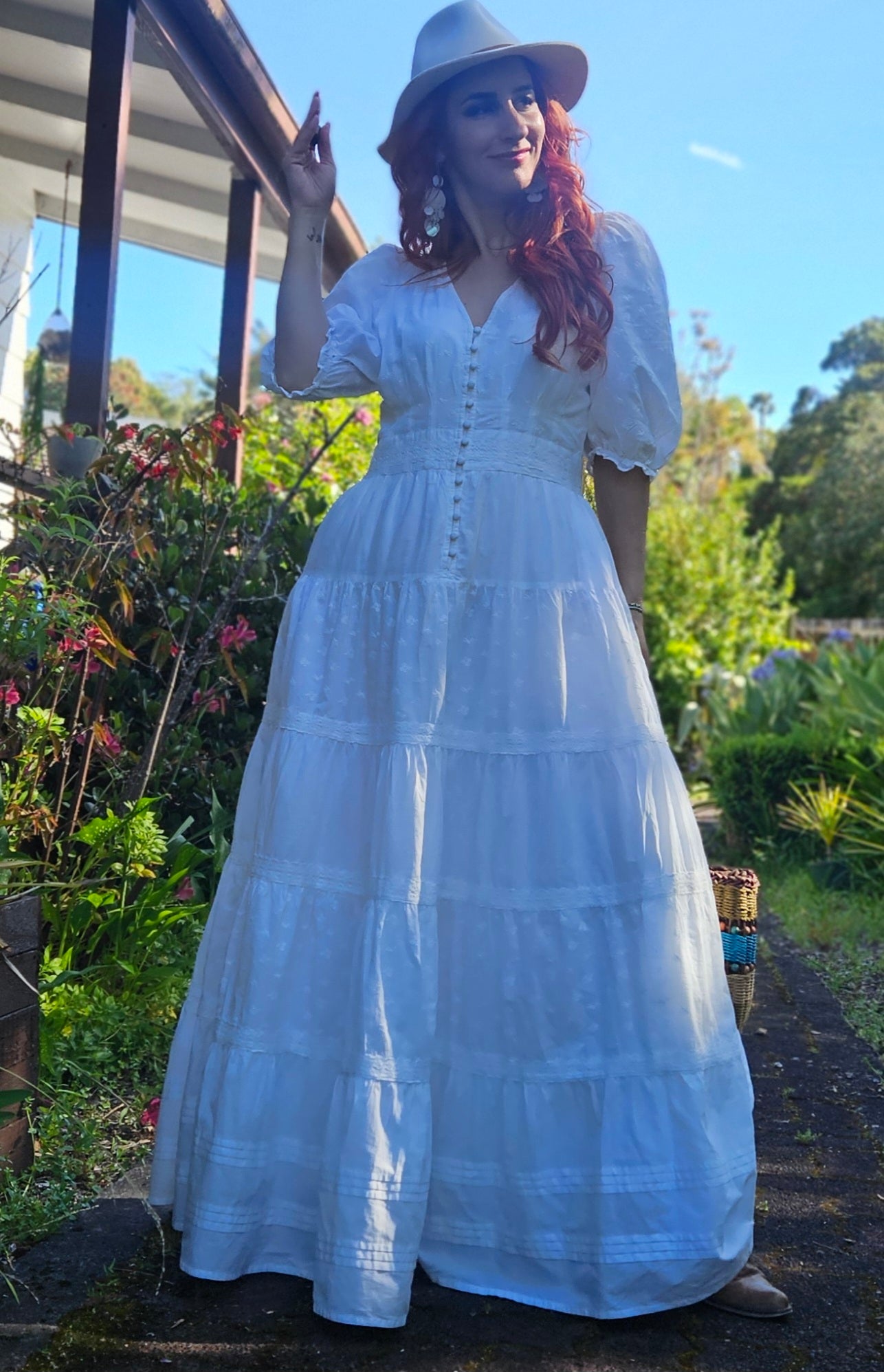 Bohemian Boho Maxi Dress Size M