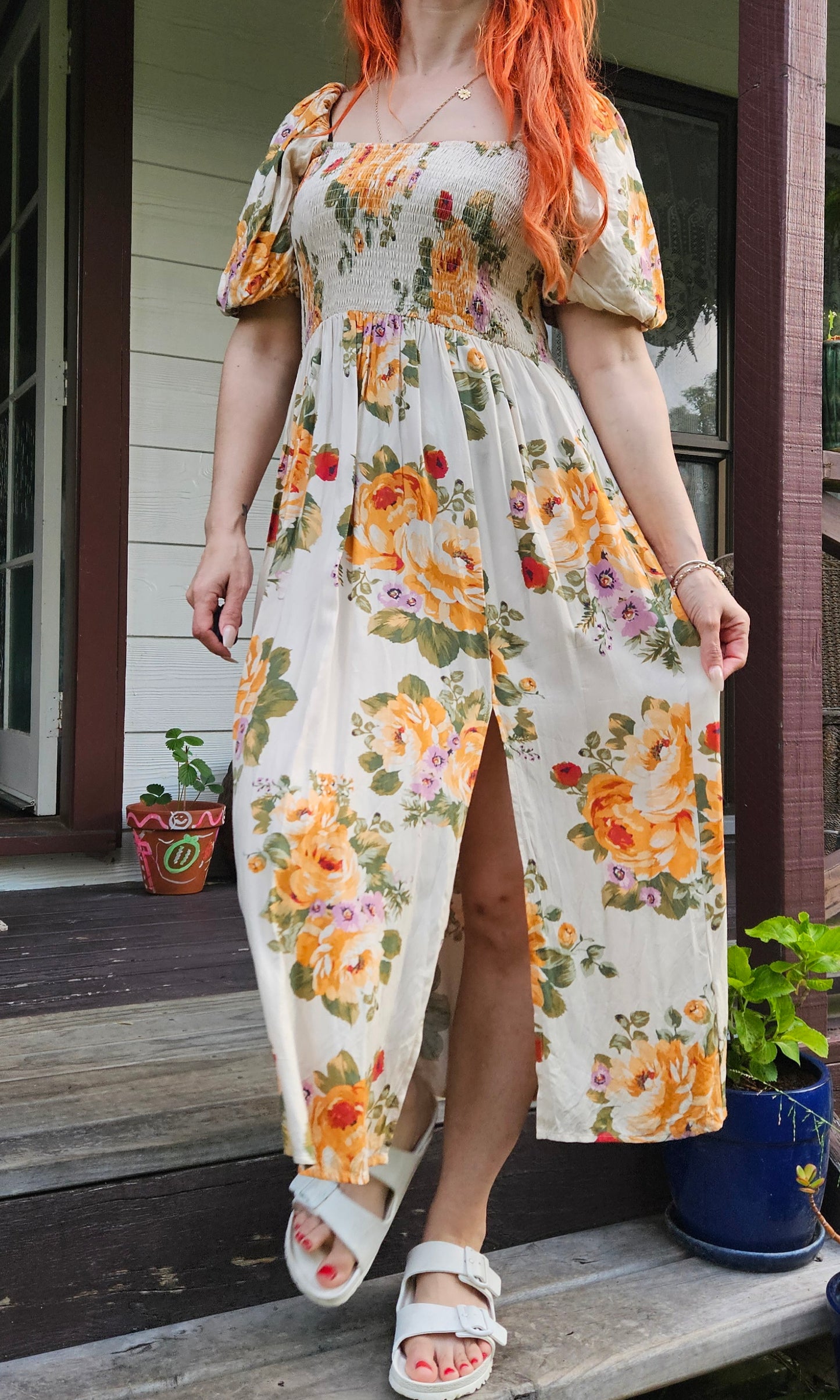 Lovely floral dress by paper heart size 10