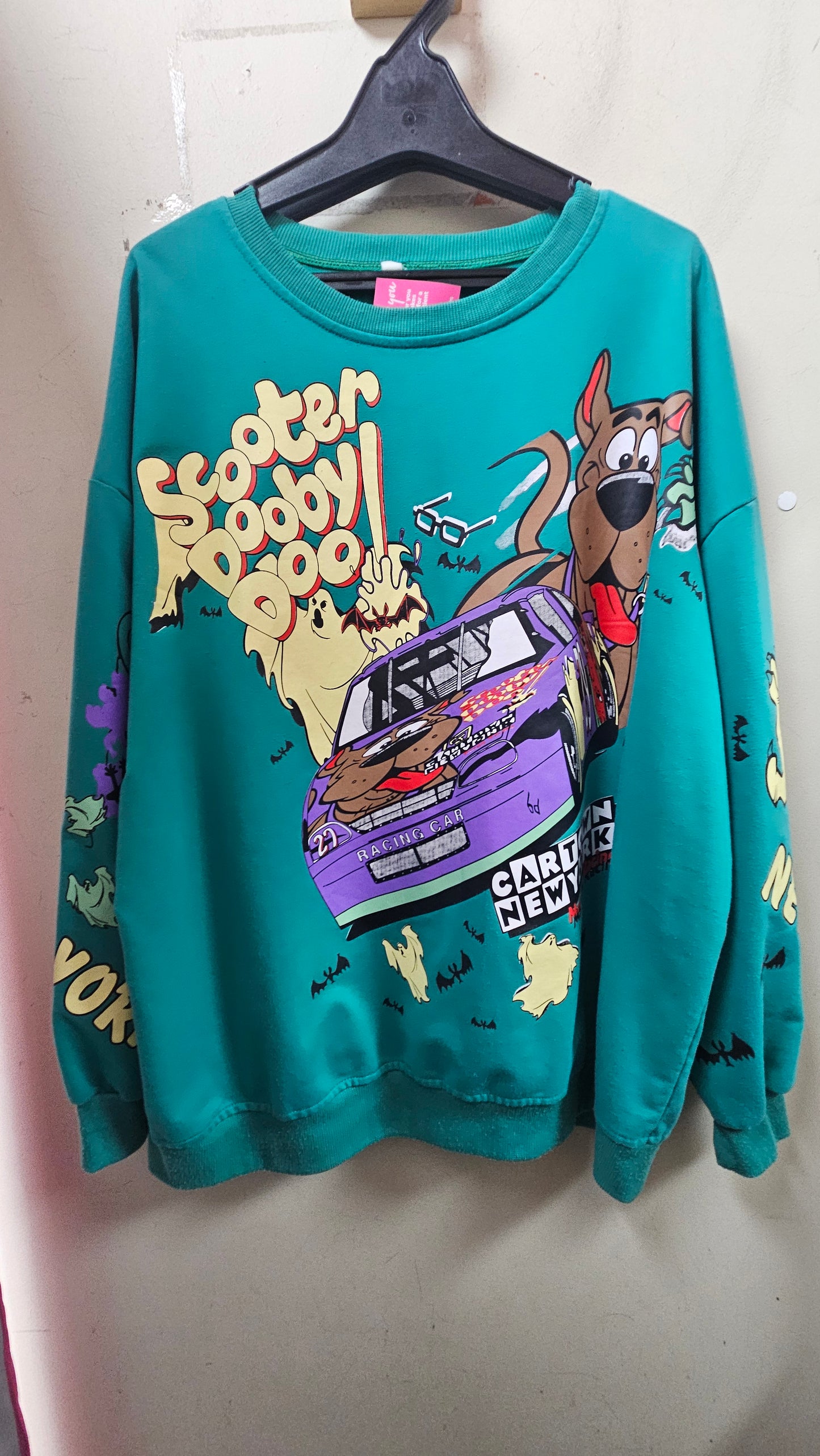 Vintage Scooby Doo Nascar Racing Sweatshirt Crewneck Sweatshirt – Classic Collector's Piece Vintage top